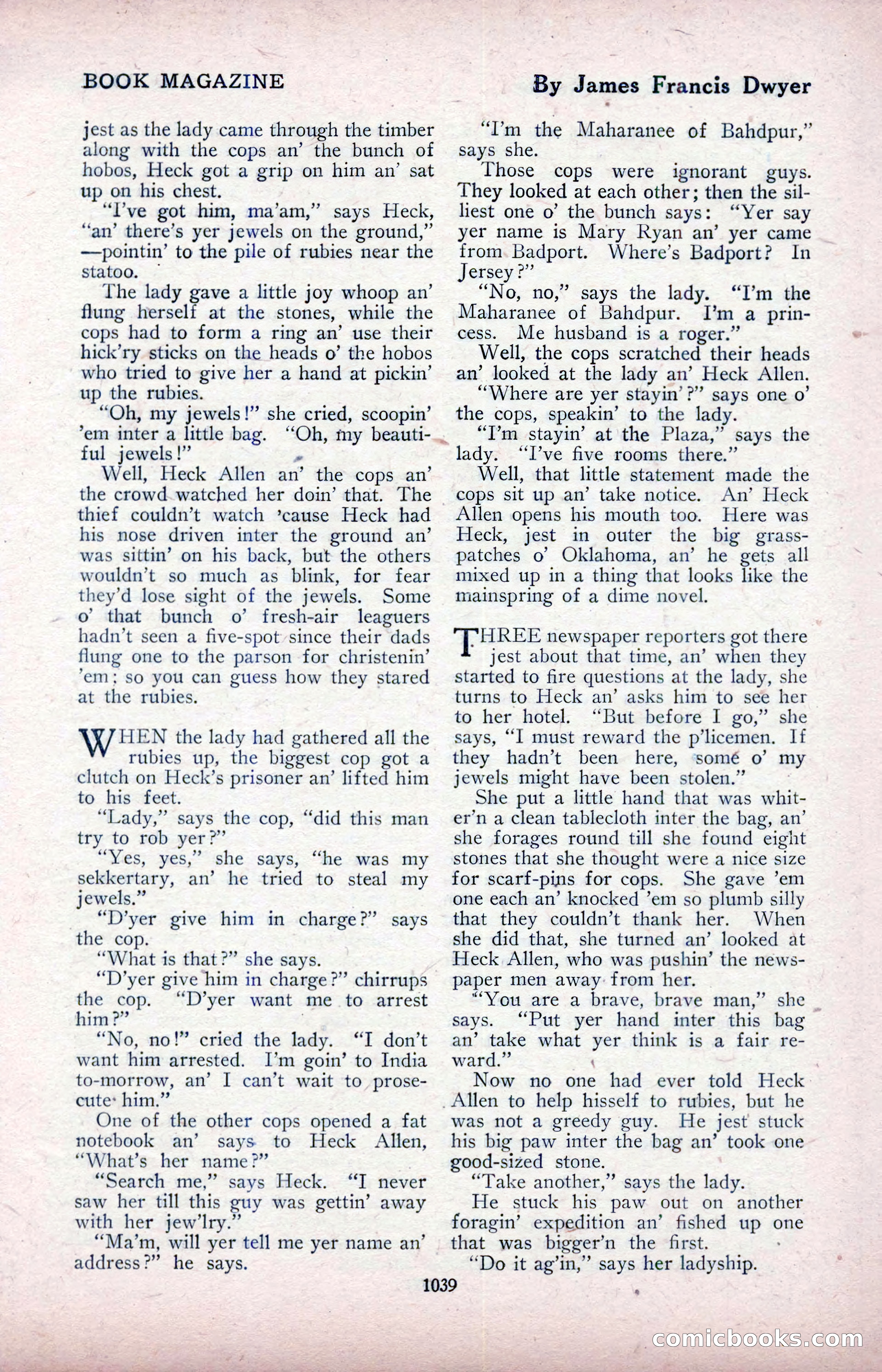 The Blue Book Magazine, April 1918 — page 85 of 212
