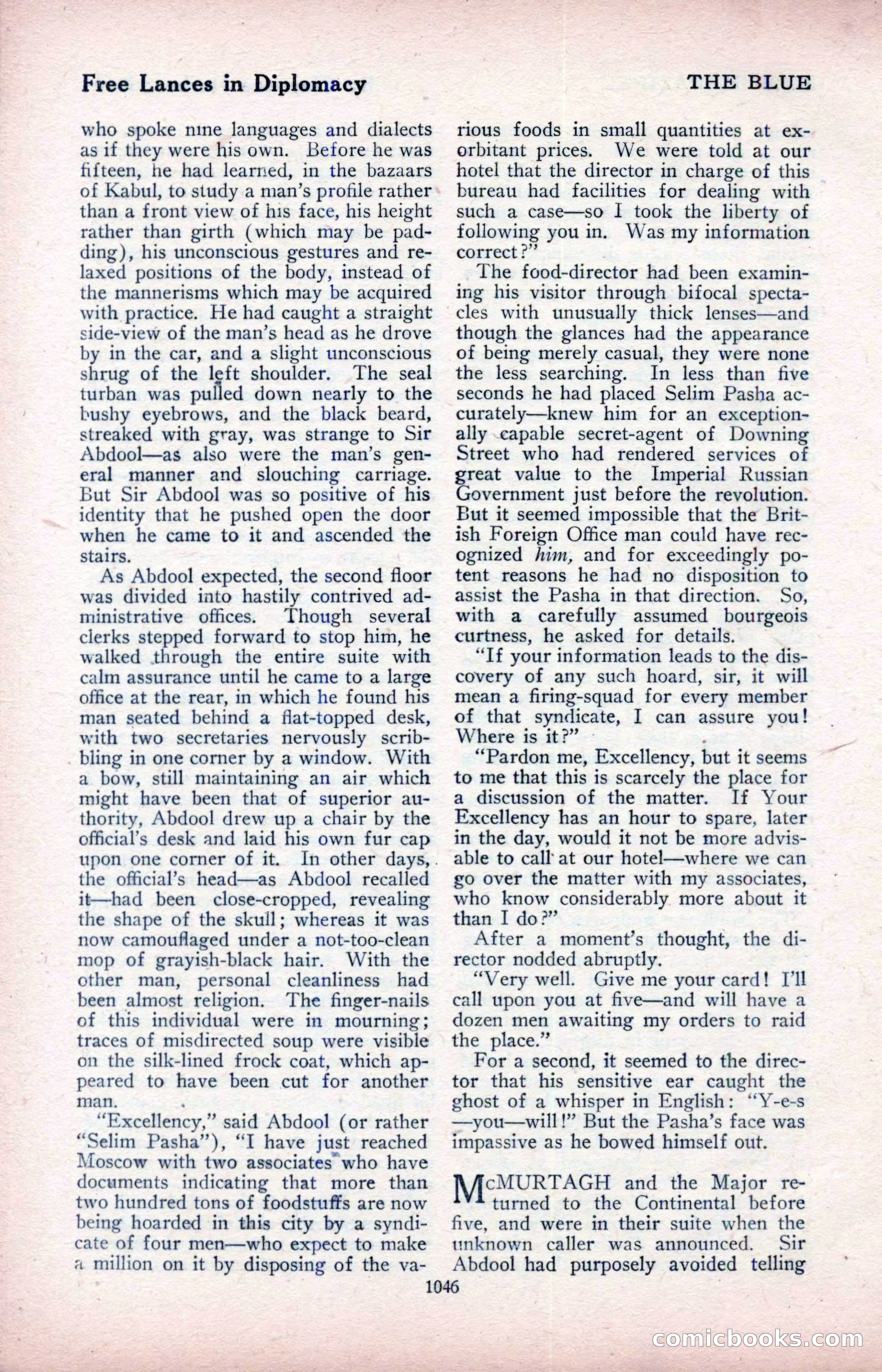 The Blue Book Magazine, April 1918 — page 92 of 212