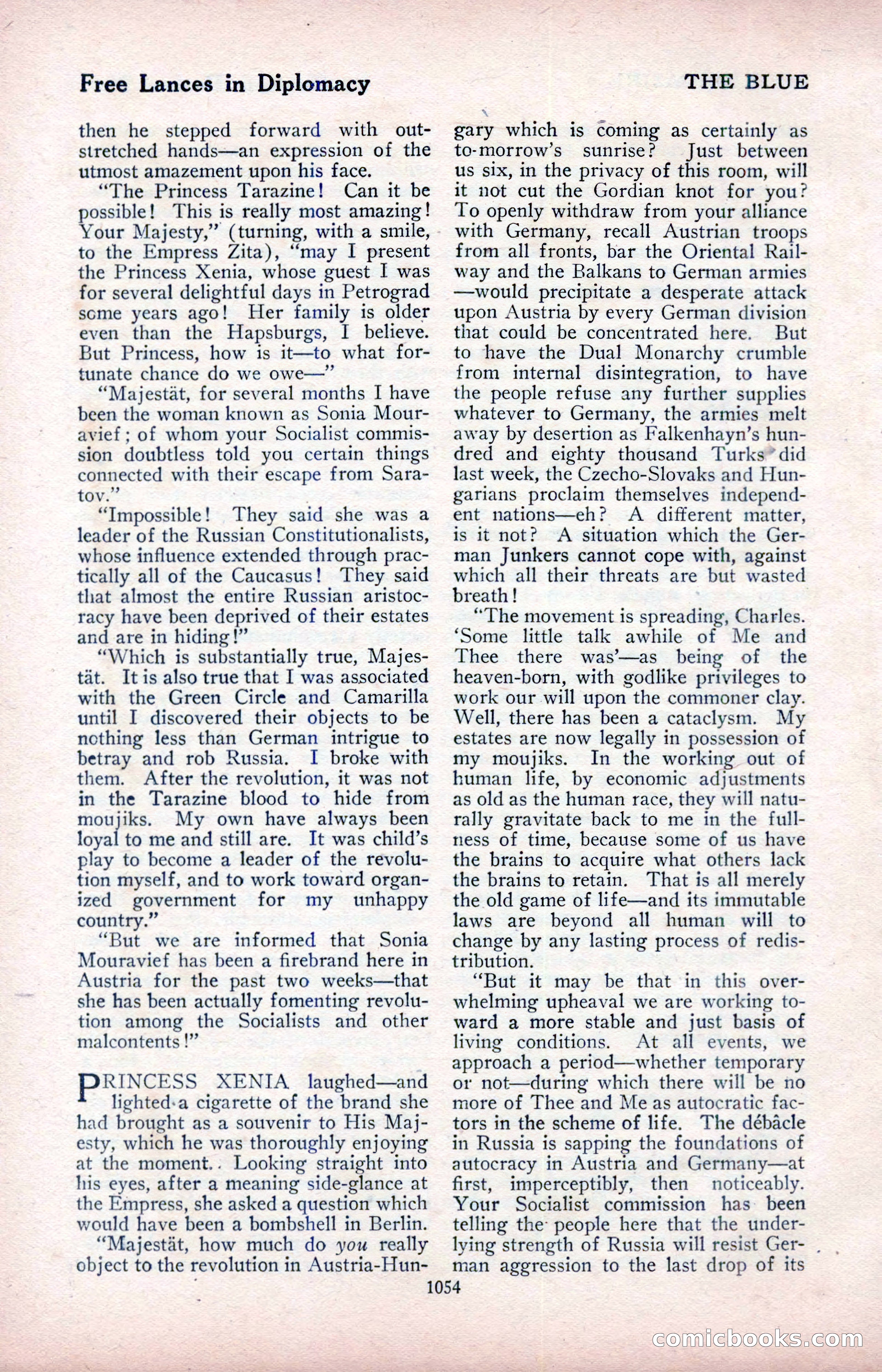 The Blue Book Magazine, April 1918 — page 100 of 212