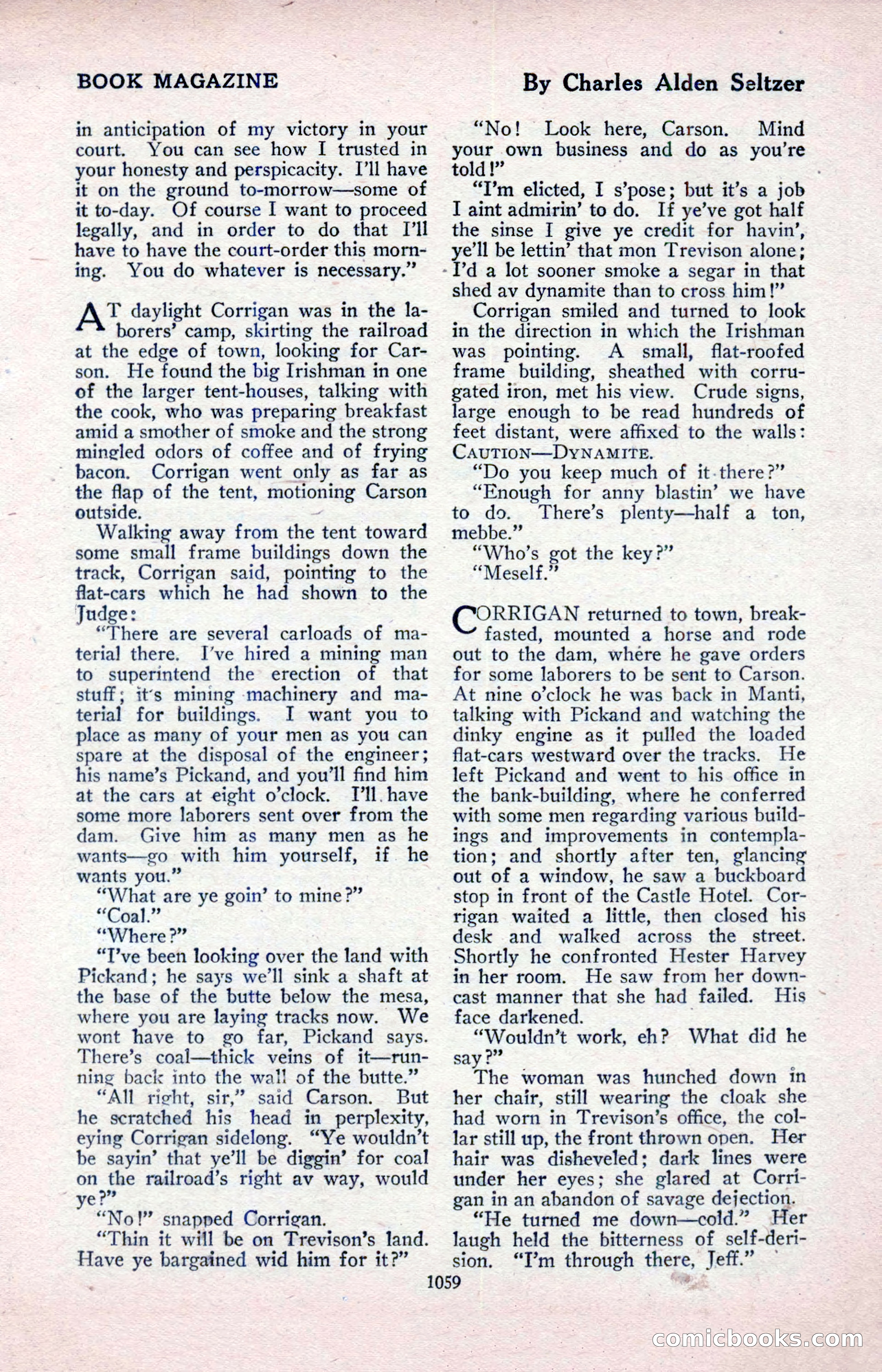 The Blue Book Magazine, April 1918 — page 105 of 212