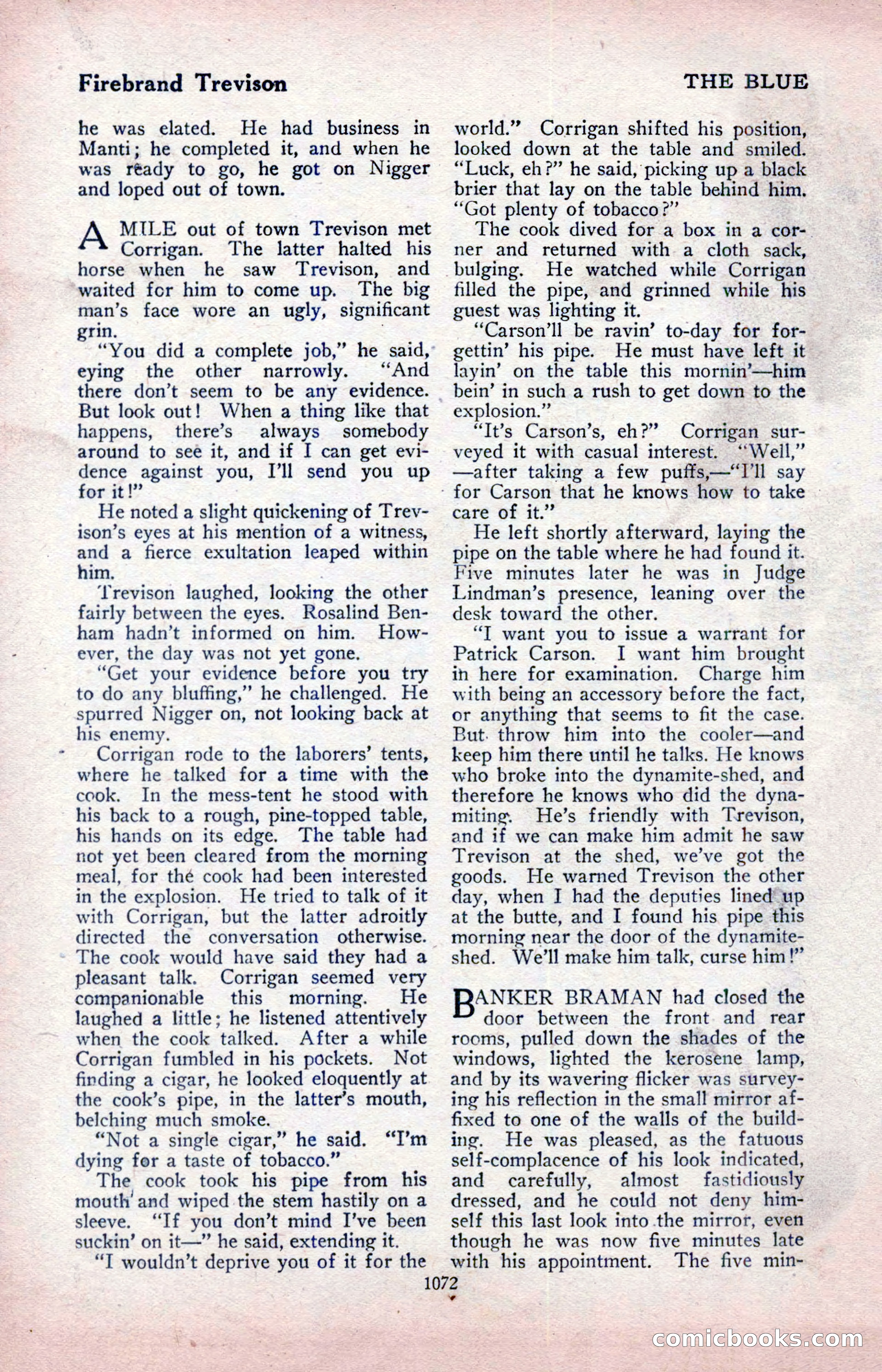 The Blue Book Magazine, April 1918 — page 118 of 212