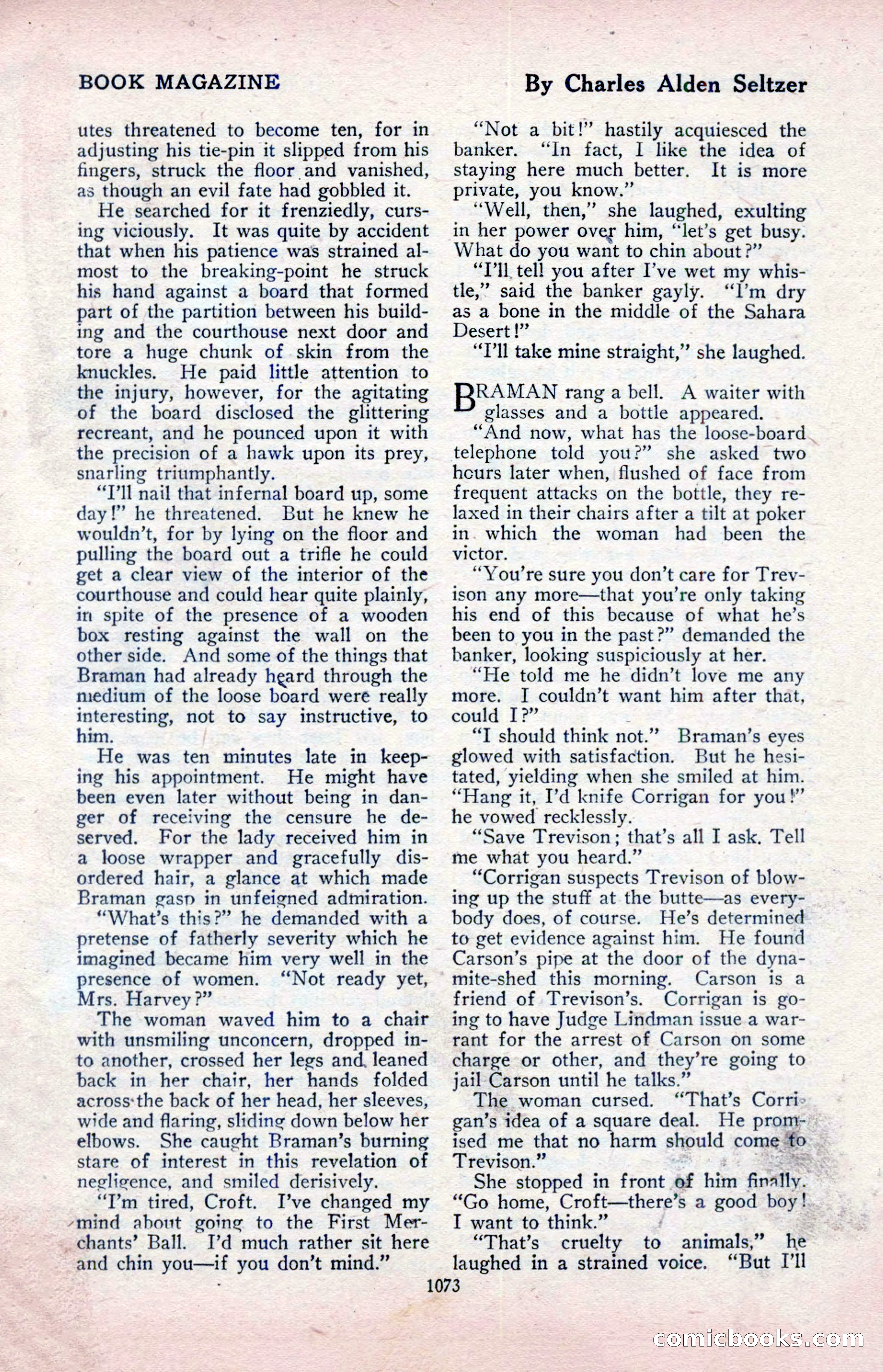 The Blue Book Magazine, April 1918 — page 119 of 212