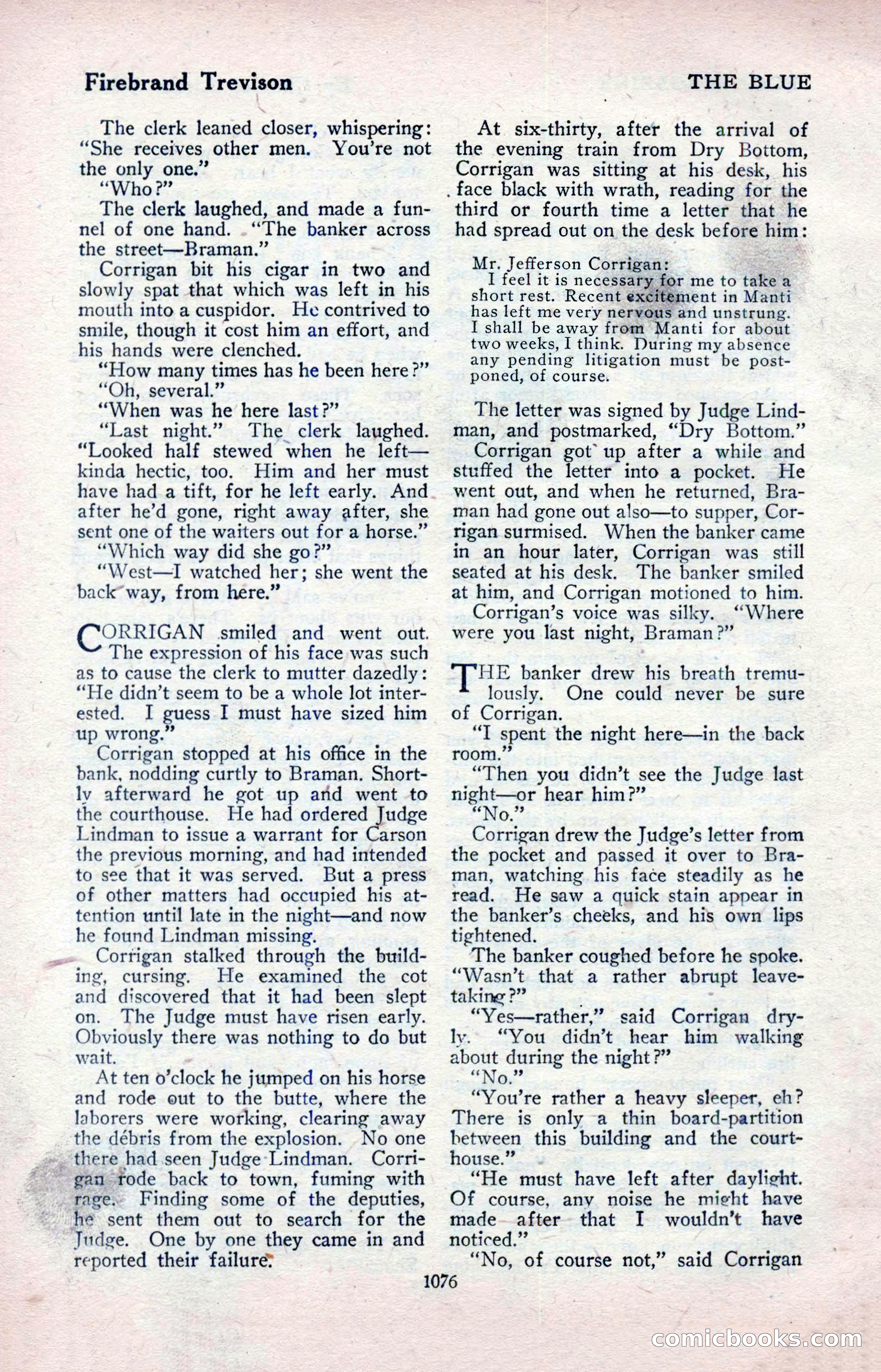 The Blue Book Magazine, April 1918 — page 122 of 212