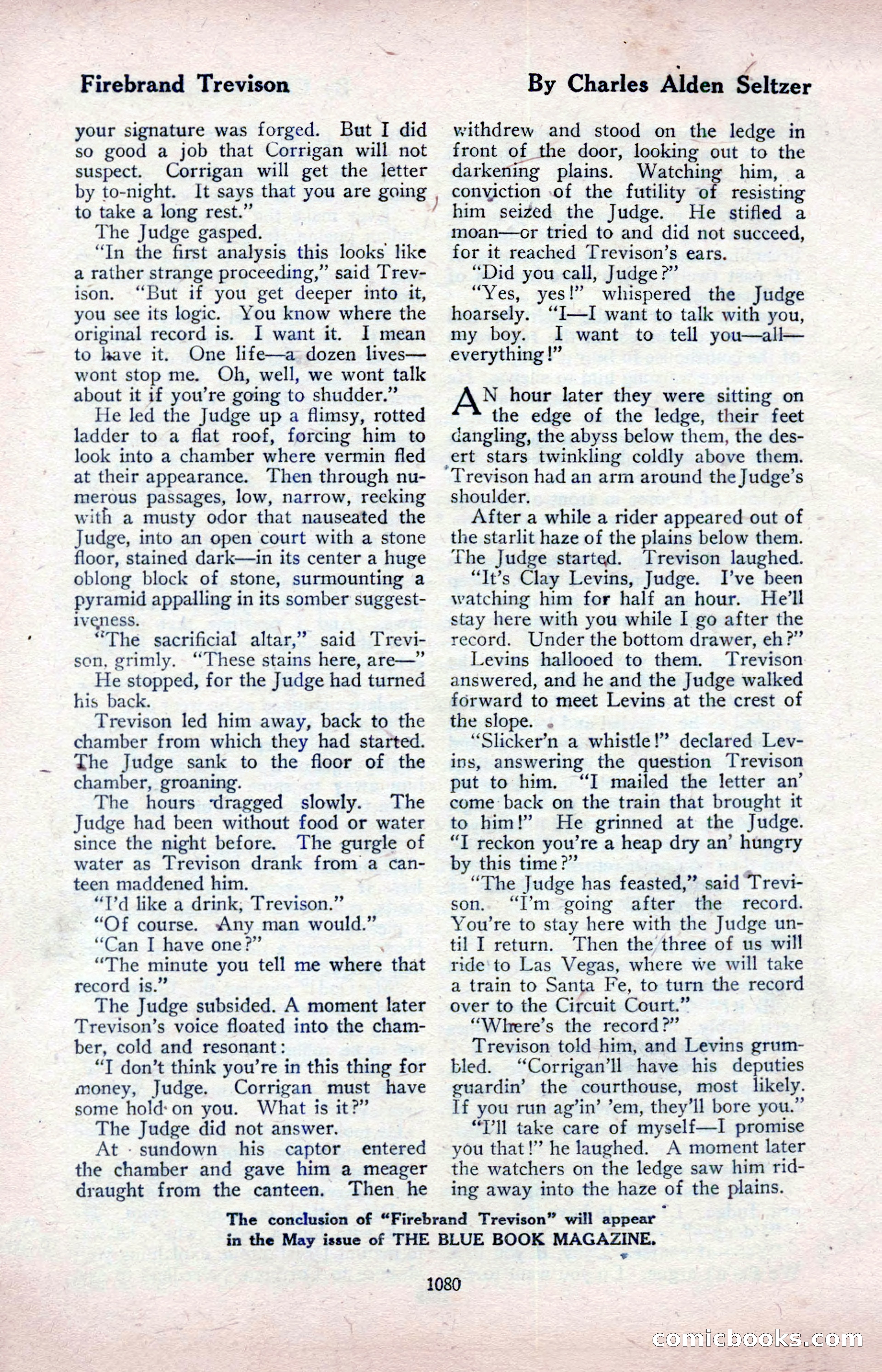 The Blue Book Magazine, April 1918 — page 126 of 212