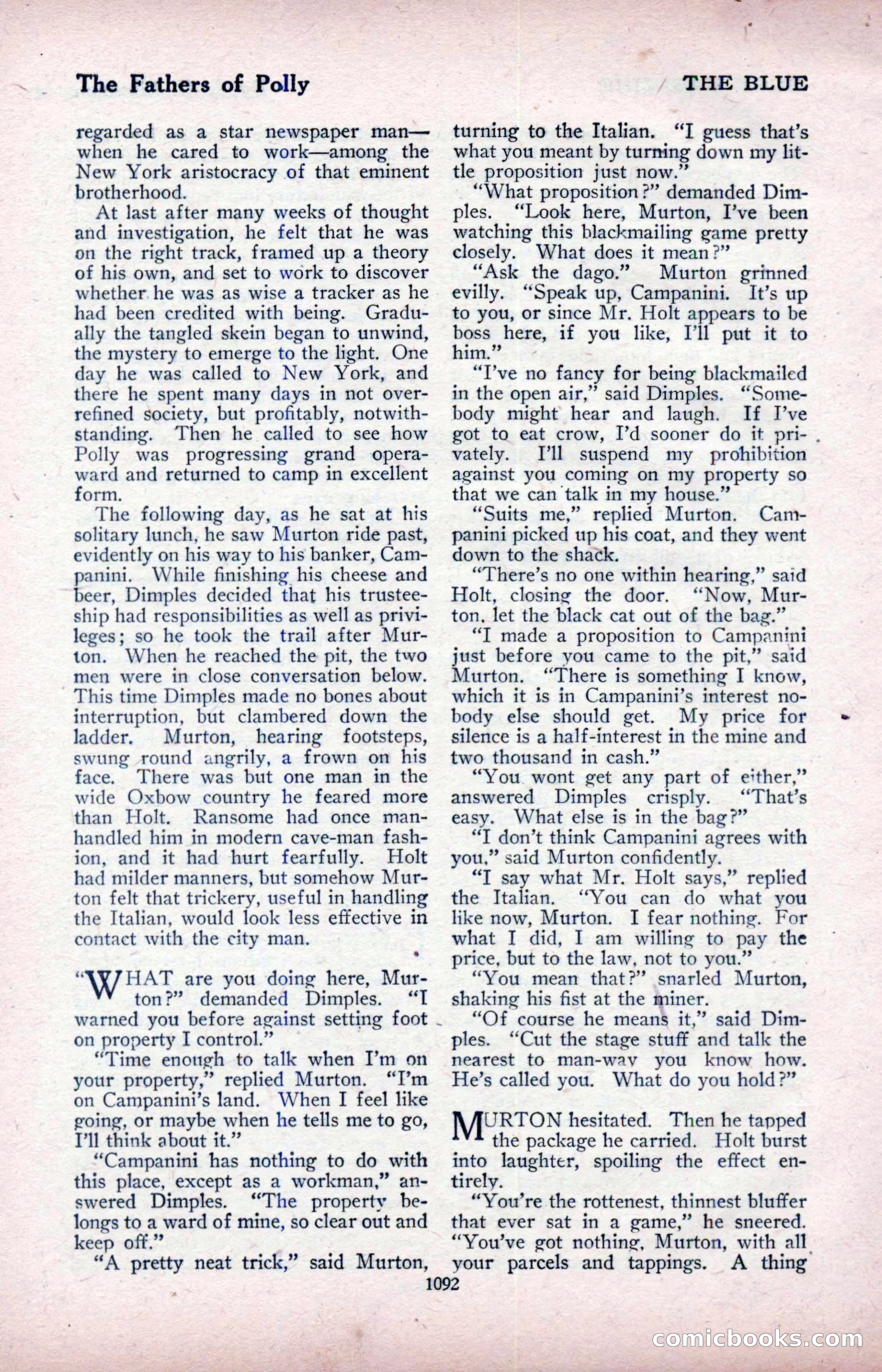 The Blue Book Magazine, April 1918 — page 138 of 212