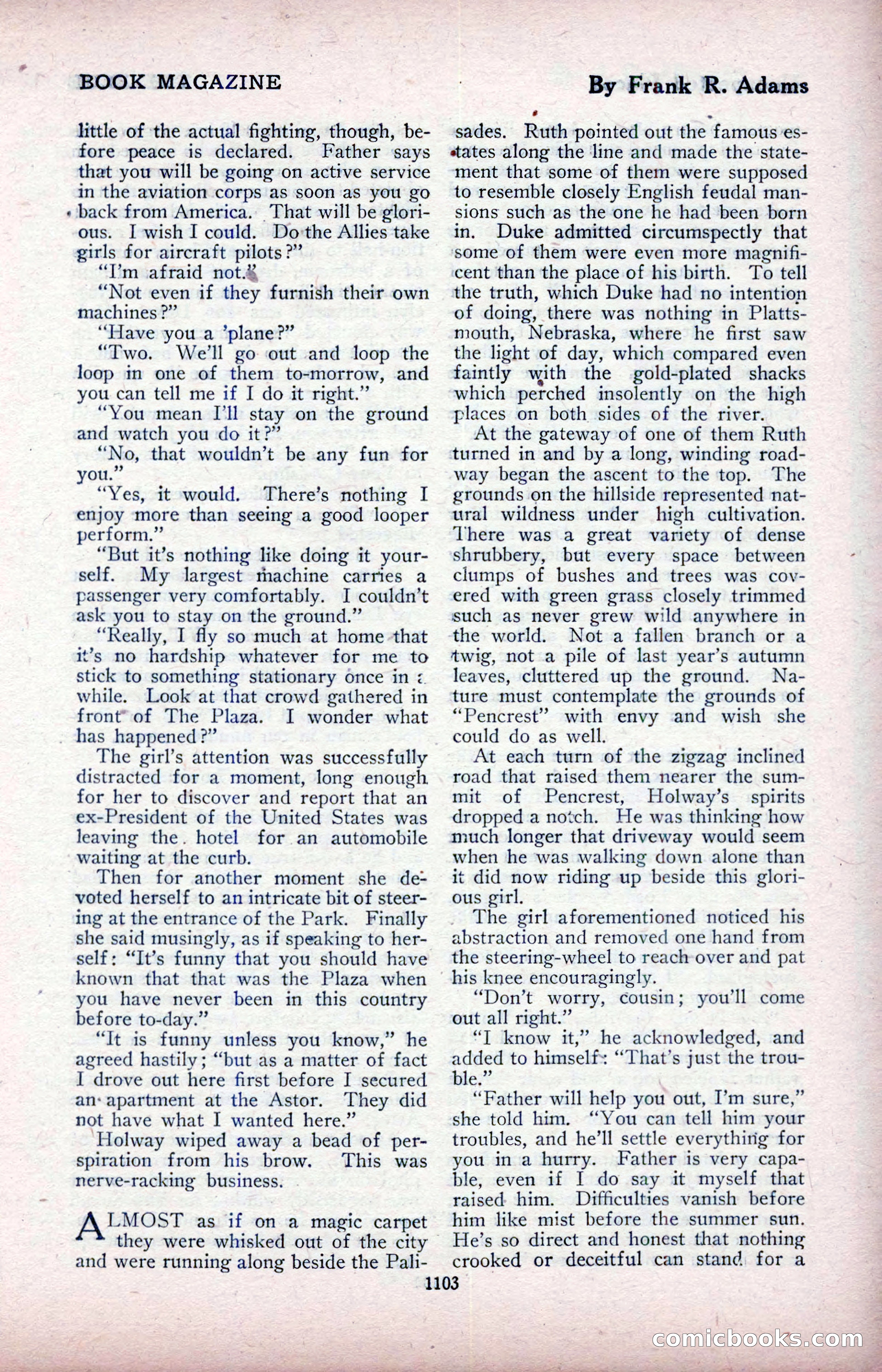 The Blue Book Magazine, April 1918 — page 149 of 212