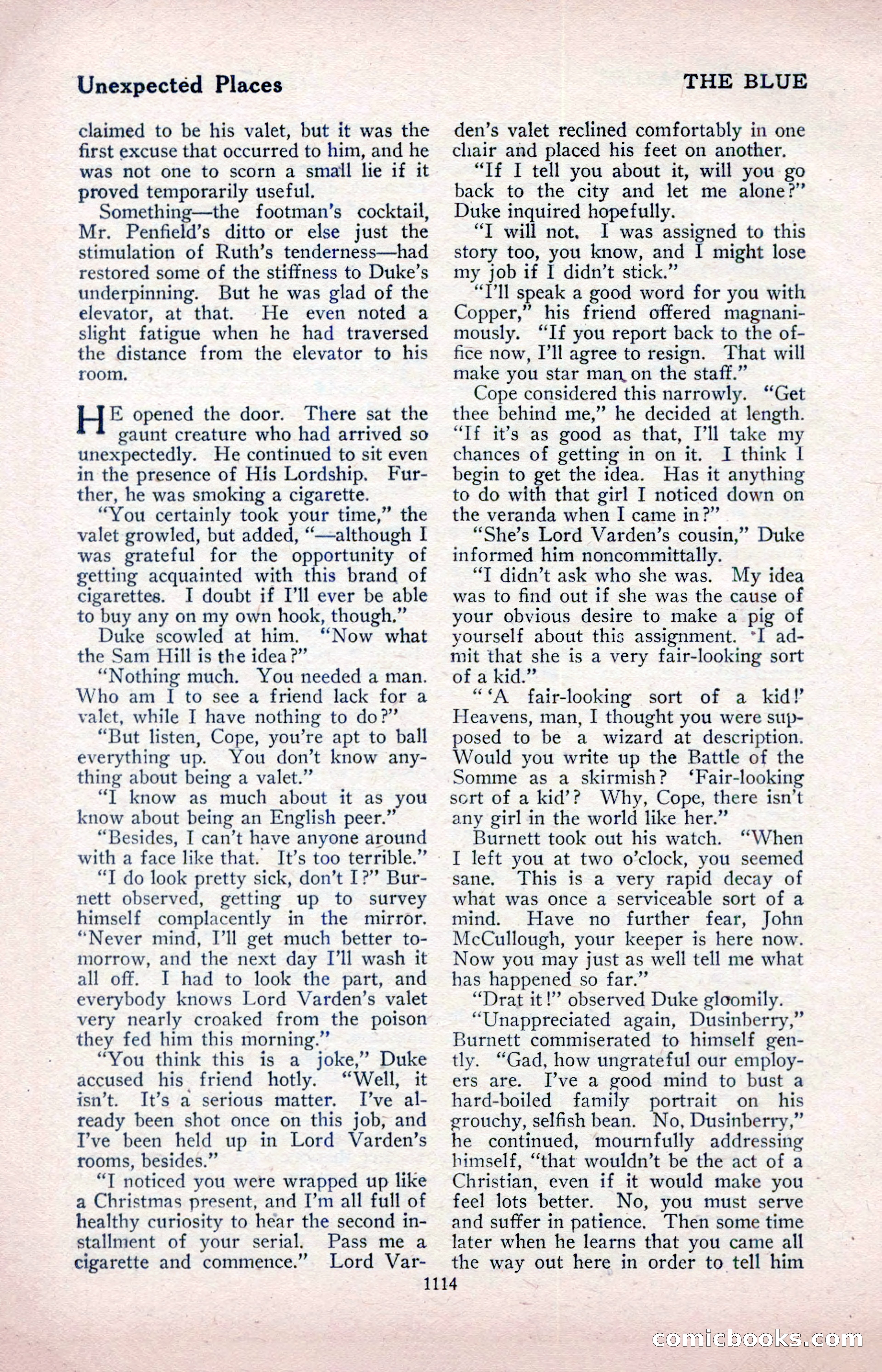 The Blue Book Magazine, April 1918 — page 160 of 212