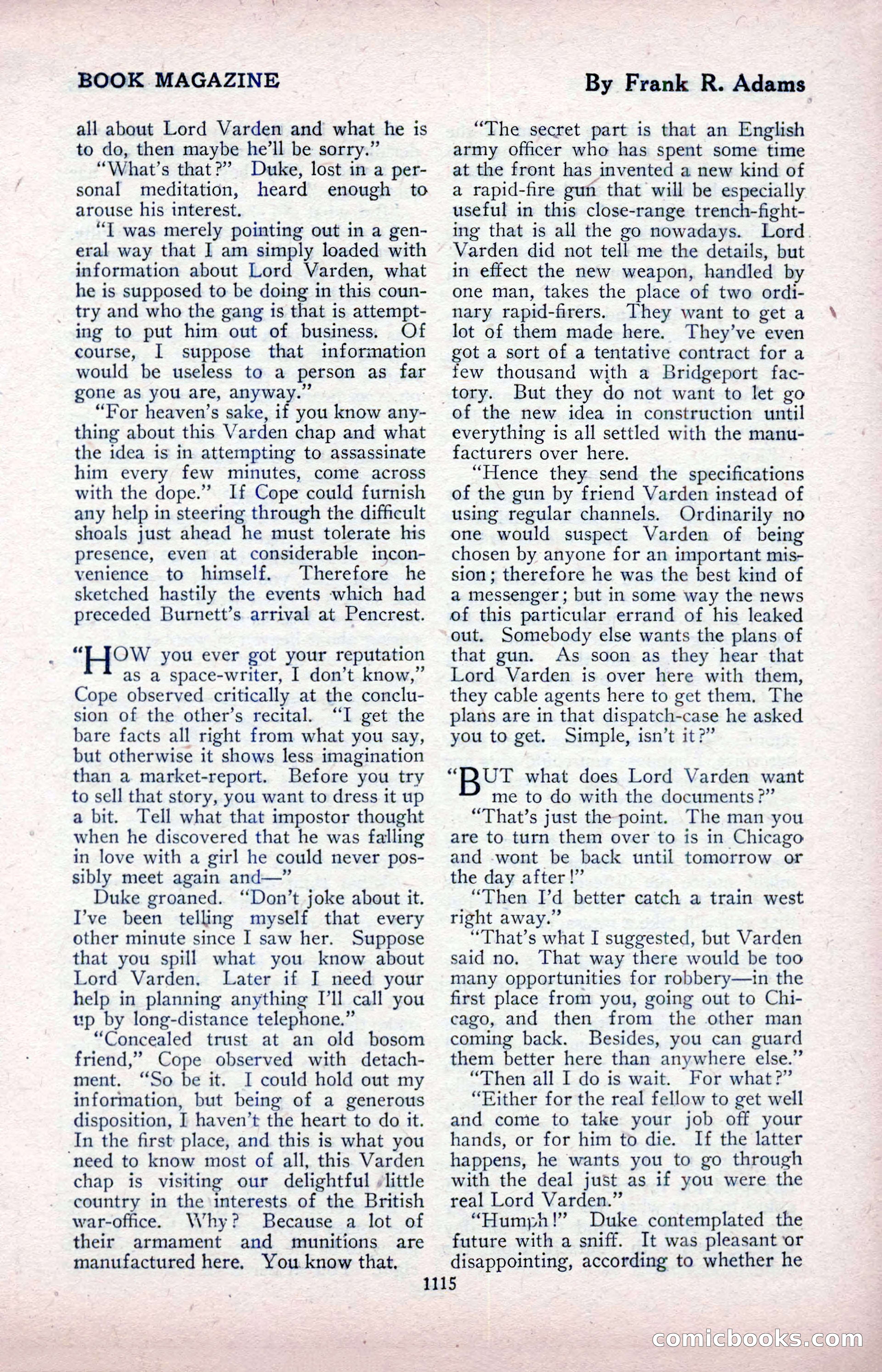The Blue Book Magazine, April 1918 — page 161 of 212