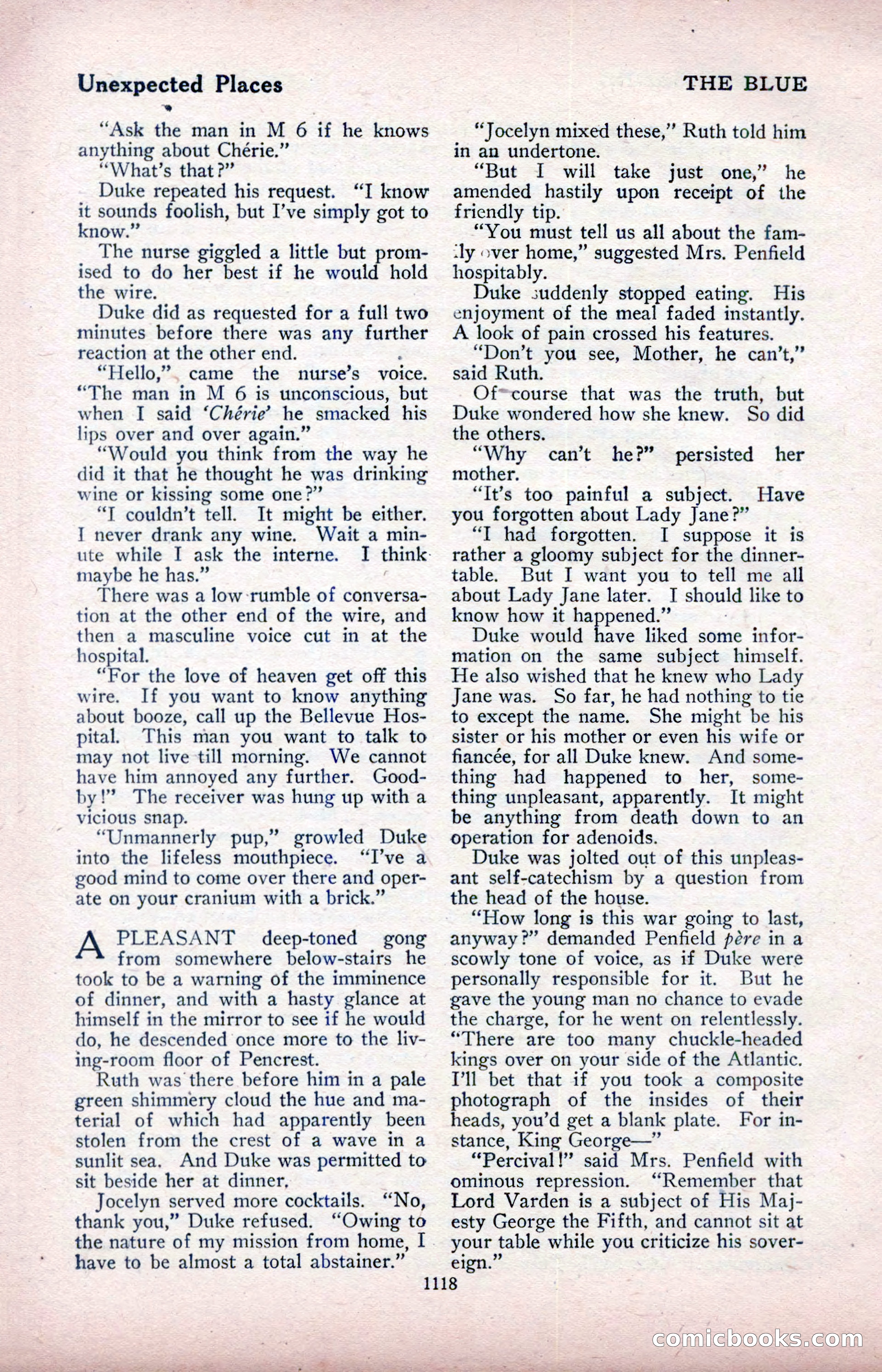 The Blue Book Magazine, April 1918 — page 164 of 212