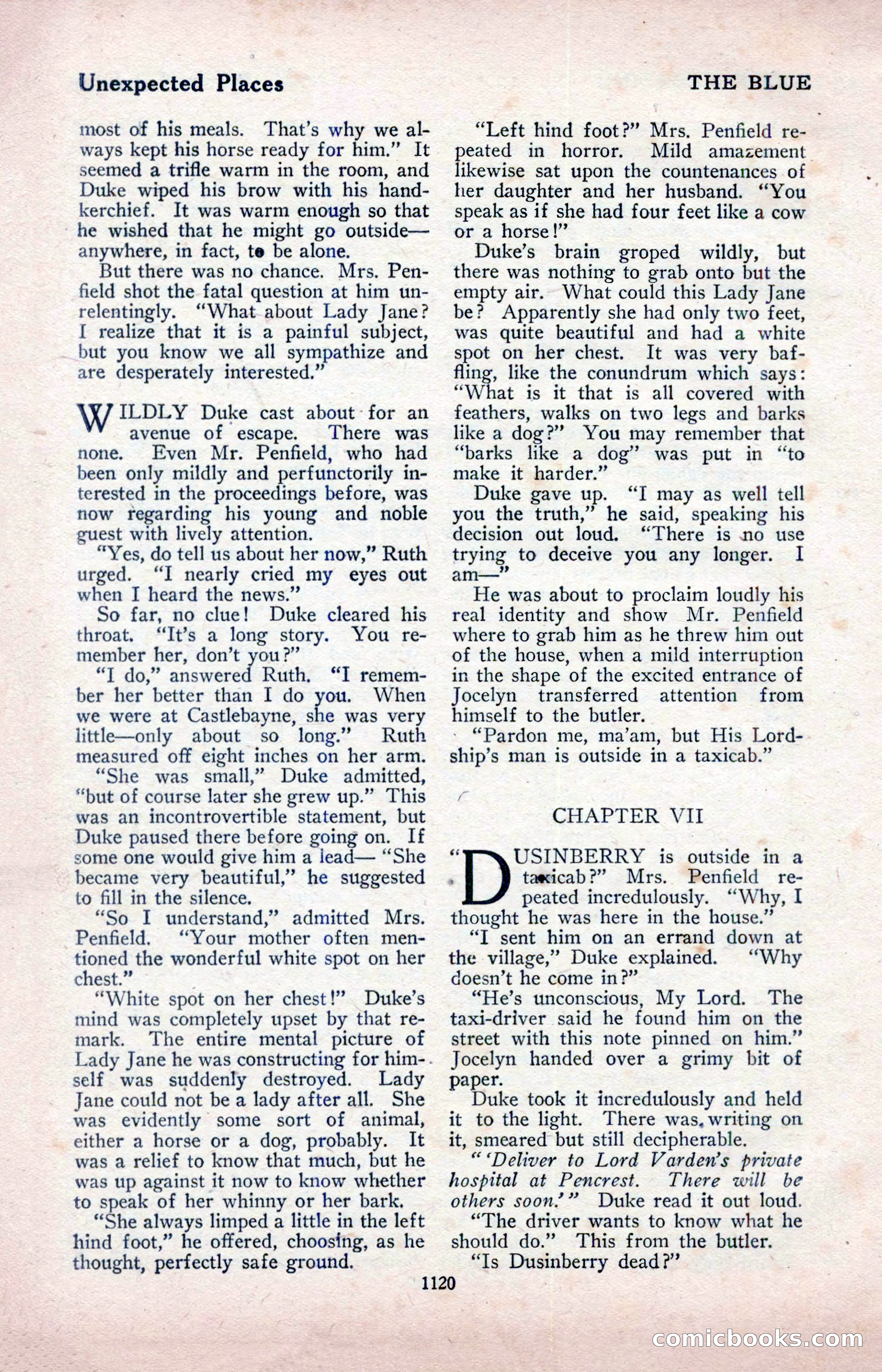 The Blue Book Magazine, April 1918 — page 166 of 212
