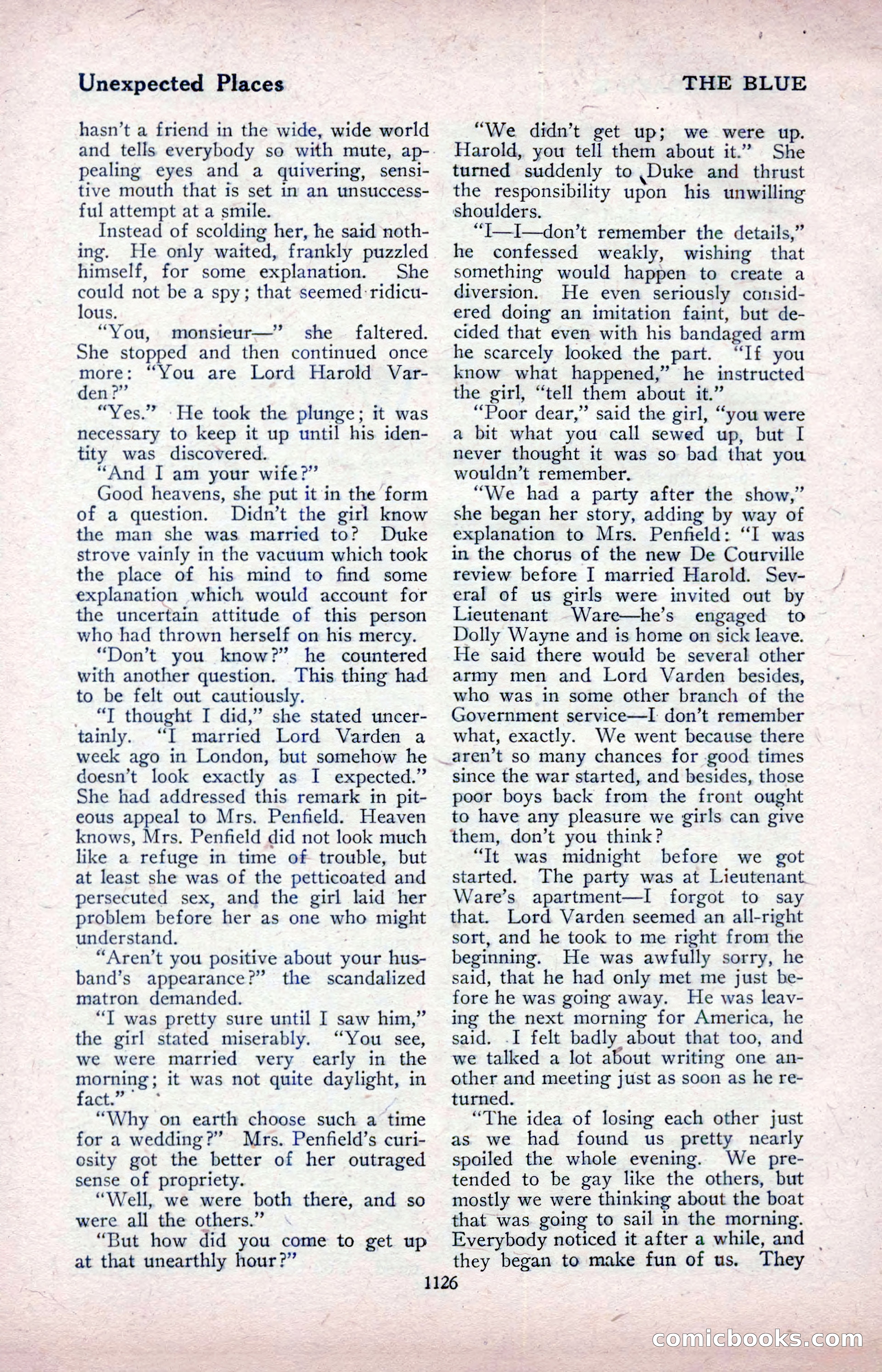 The Blue Book Magazine, April 1918 — page 172 of 212