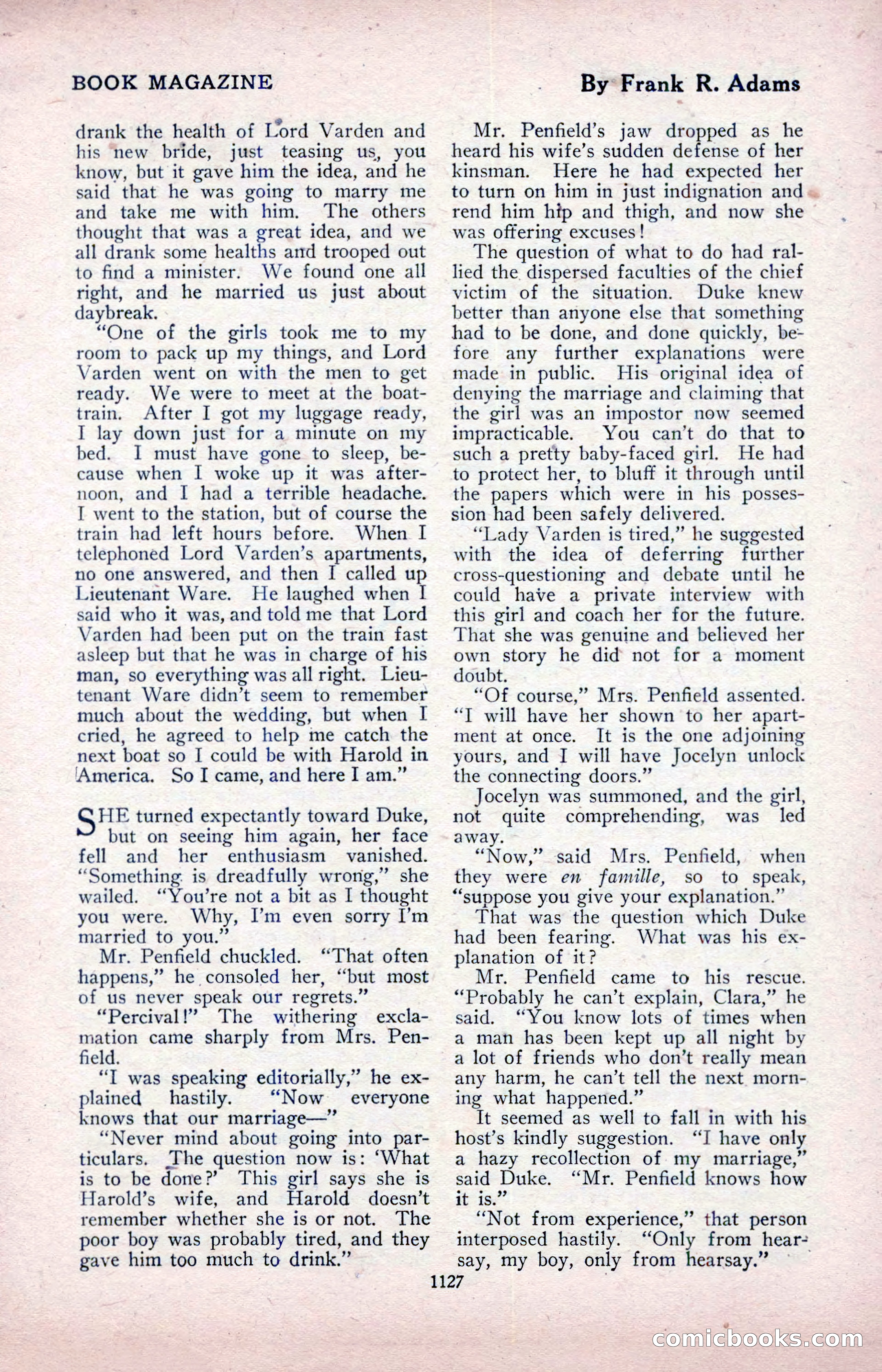 The Blue Book Magazine, April 1918 — page 173 of 212