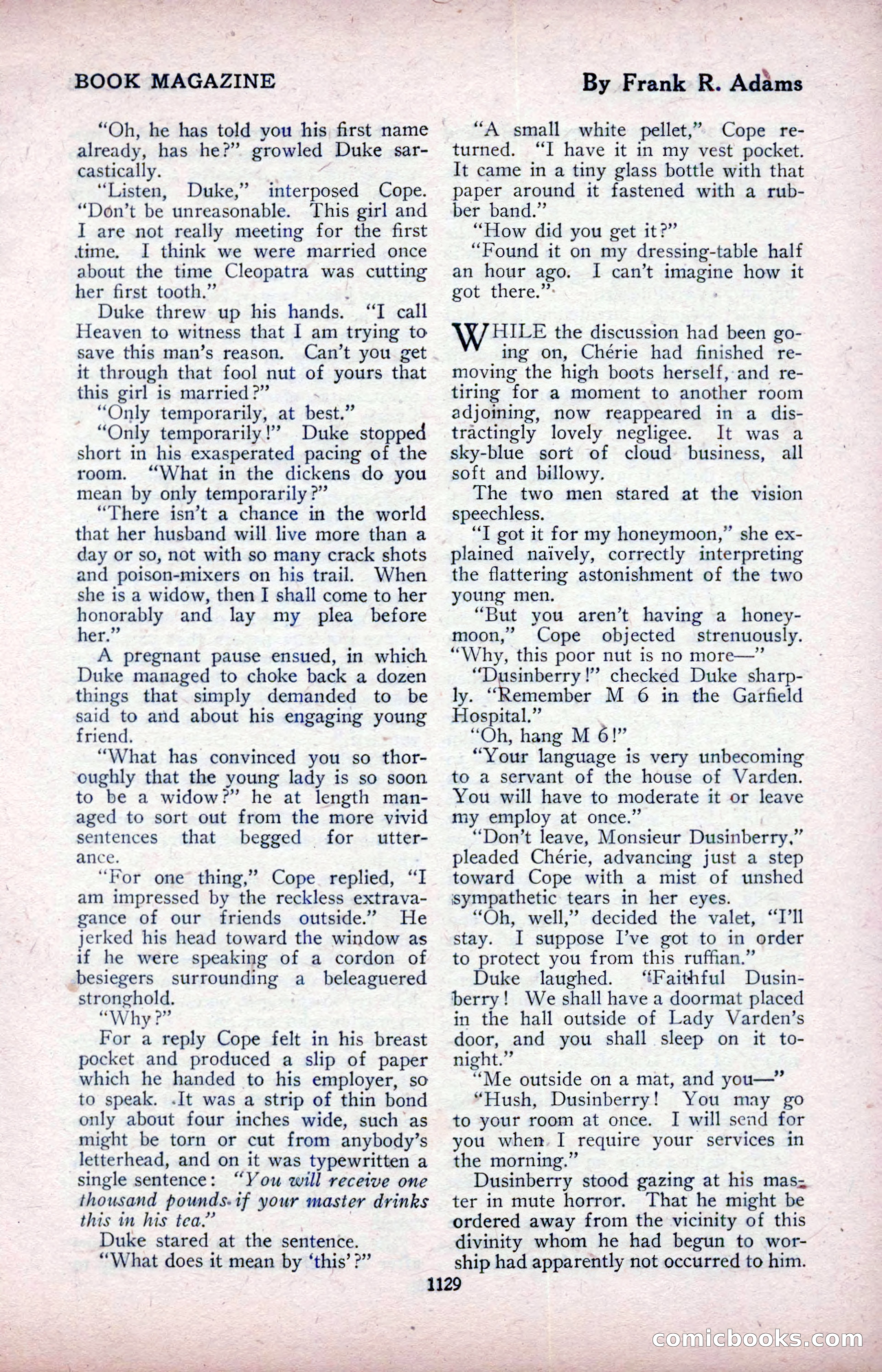The Blue Book Magazine, April 1918 — page 175 of 212