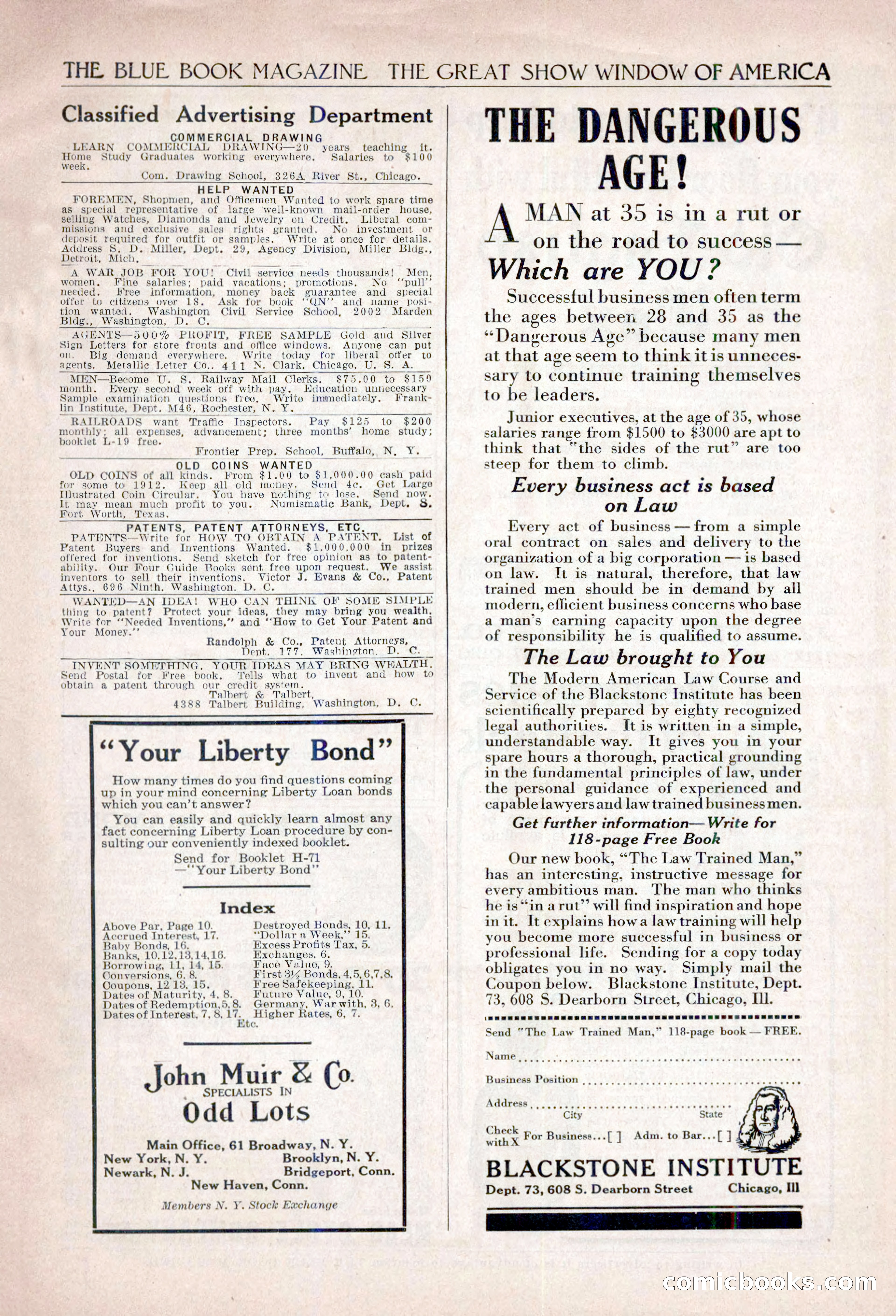 The Blue Book Magazine, April 1918 — page 205 of 212