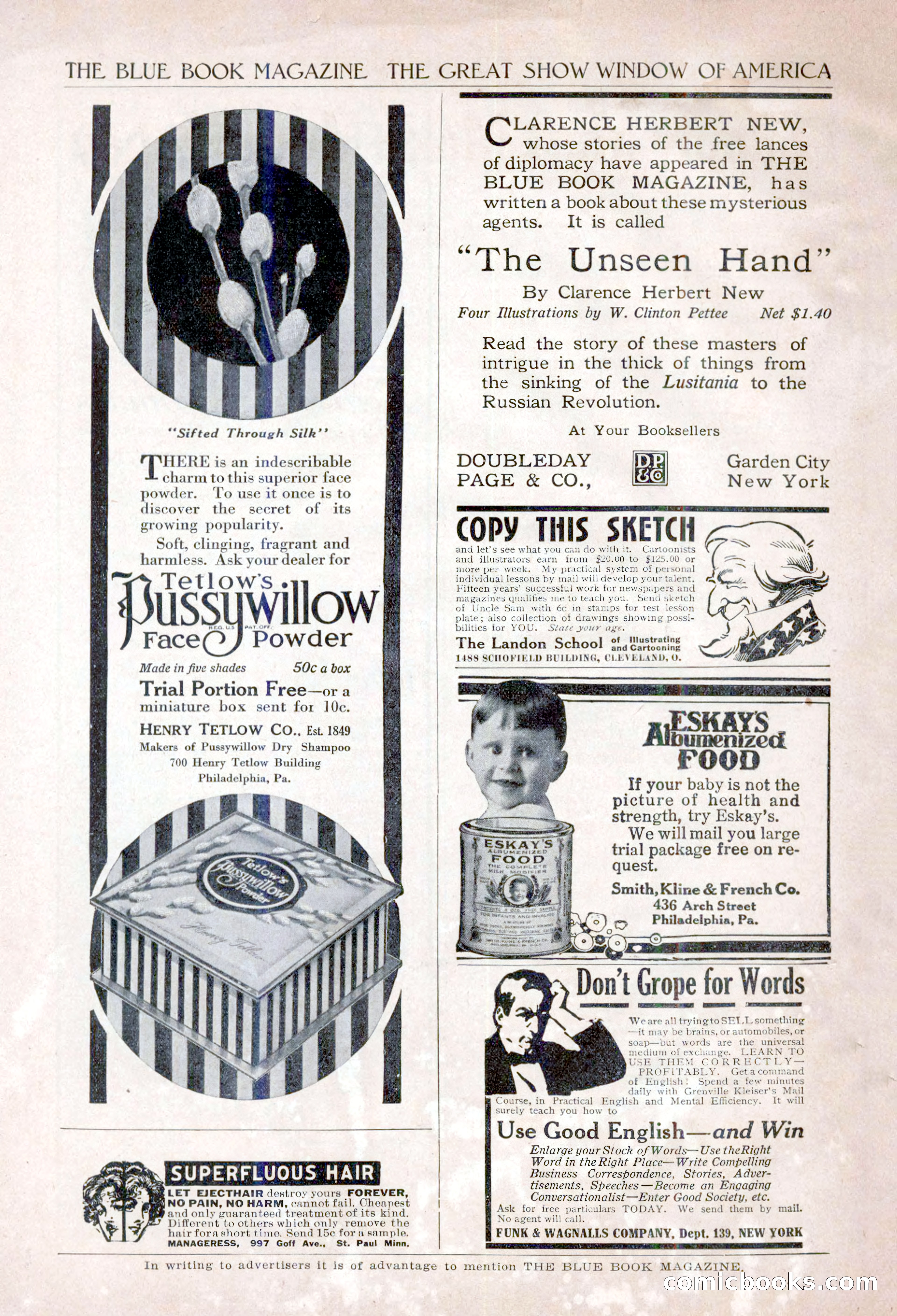 The Blue Book Magazine, April 1918 — page 208 of 212