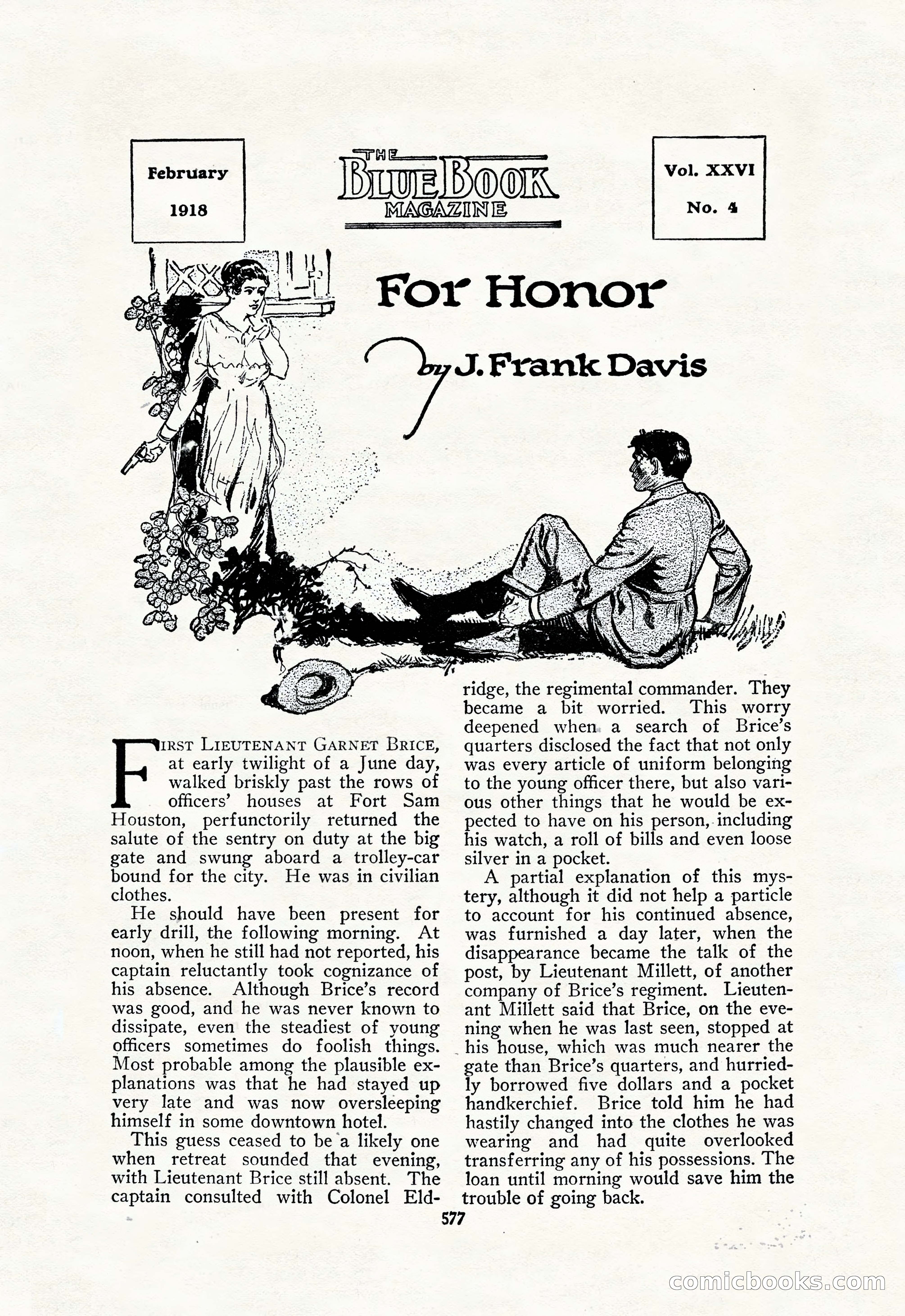 The Blue Book Magazine, February 1918 — page 3 of 204