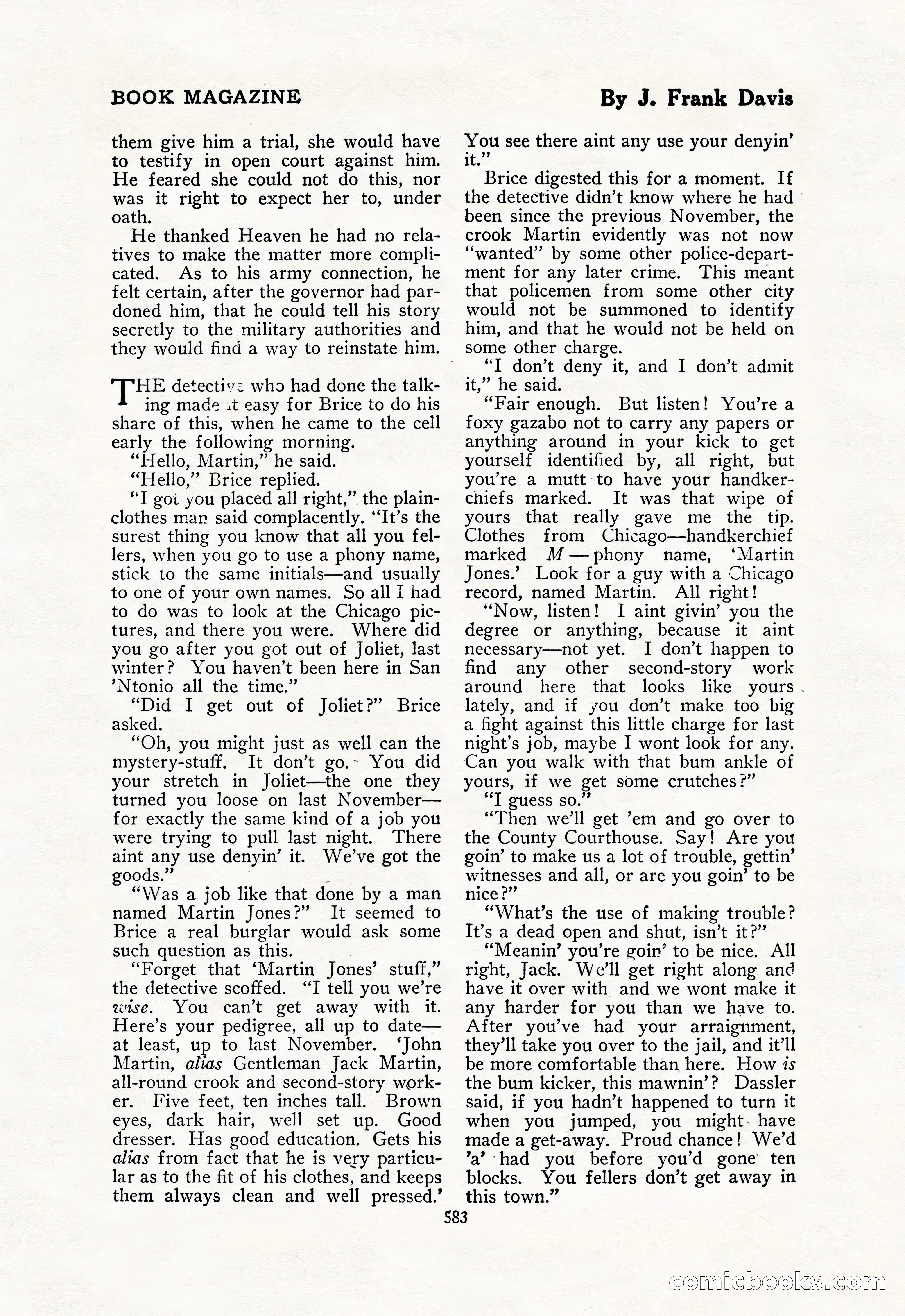 The Blue Book Magazine, February 1918 — page 9 of 204