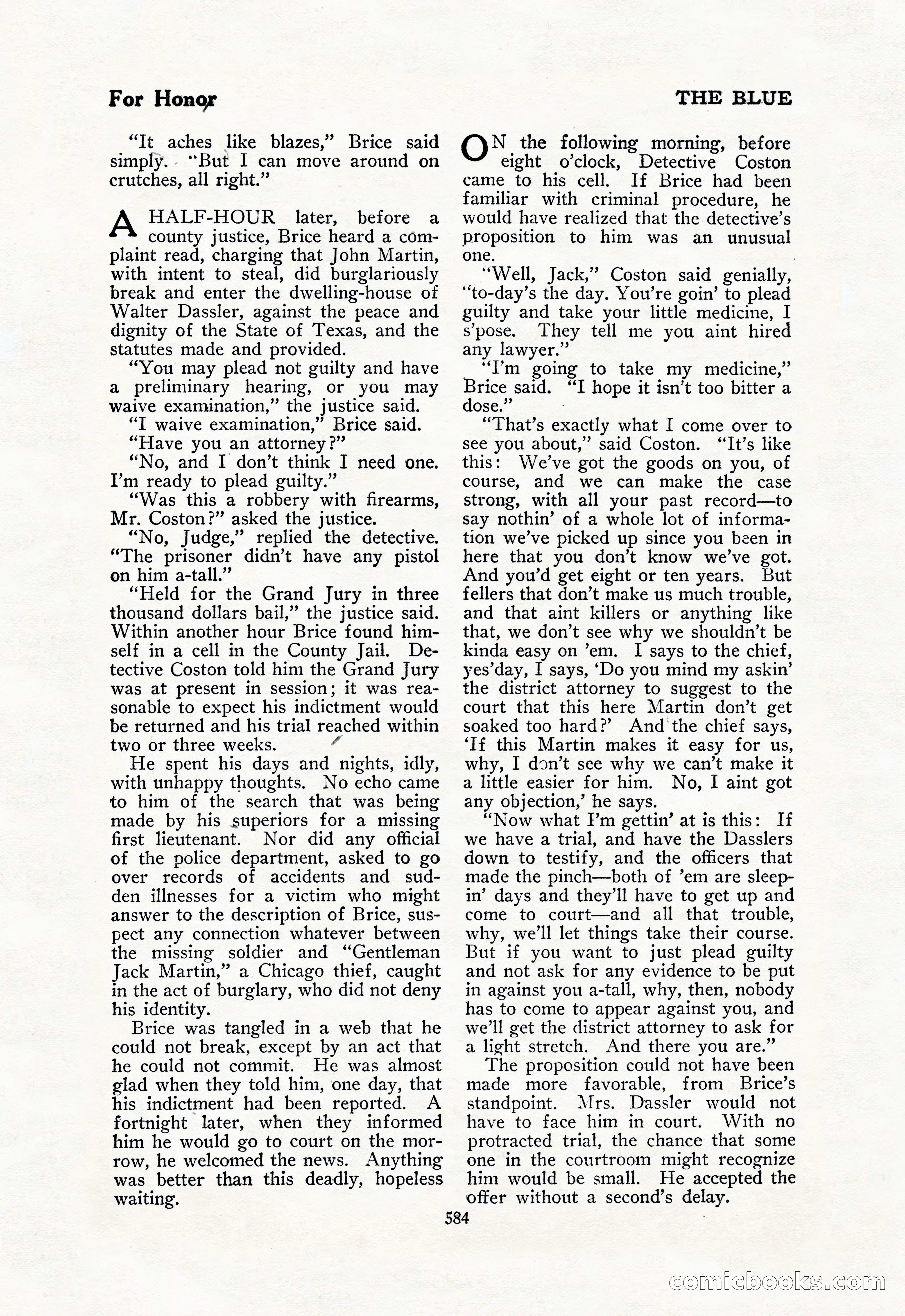 The Blue Book Magazine, February 1918 — page 10 of 204