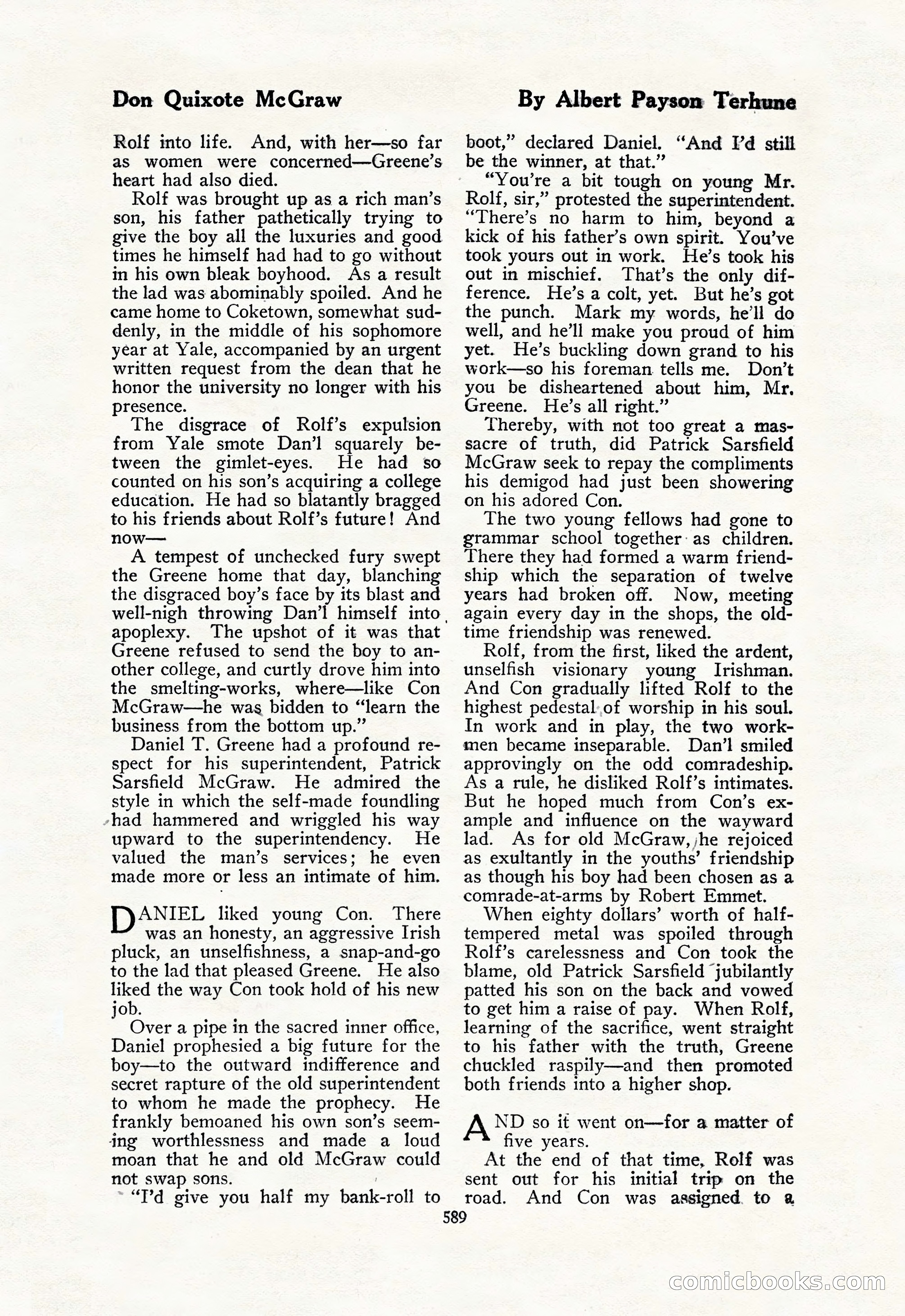 The Blue Book Magazine, February 1918 — page 15 of 204