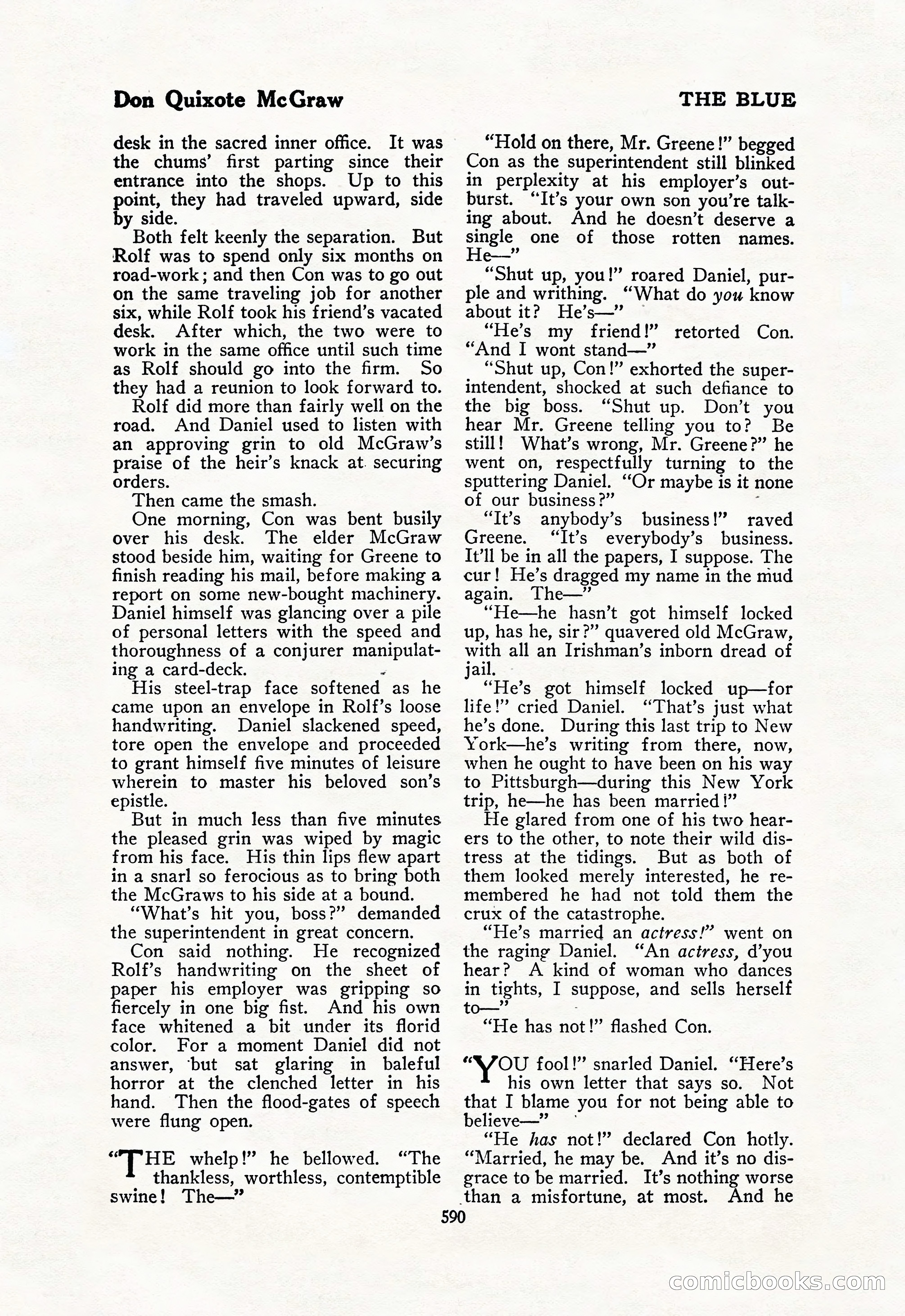The Blue Book Magazine, February 1918 — page 16 of 204