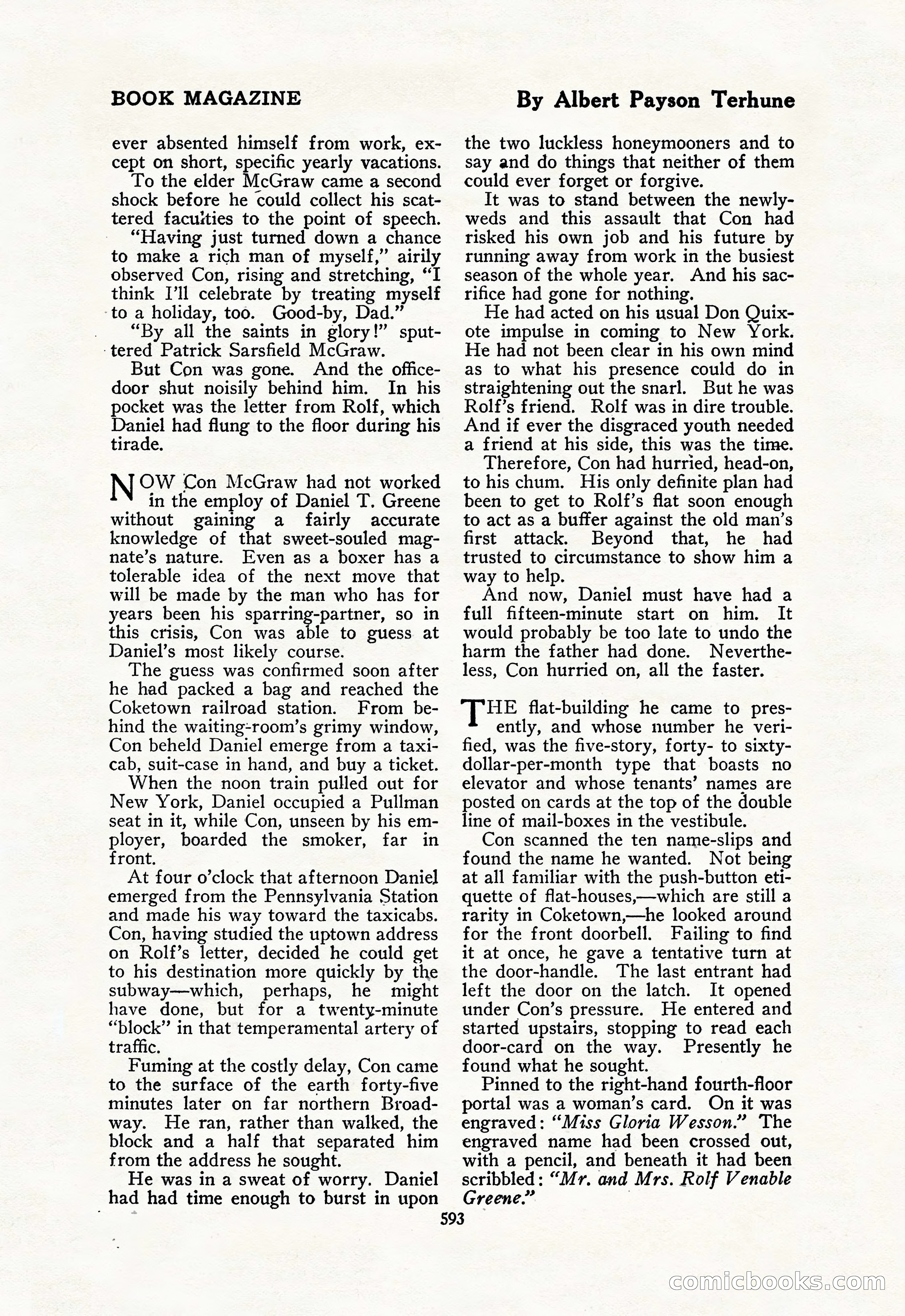 The Blue Book Magazine, February 1918 — page 19 of 204
