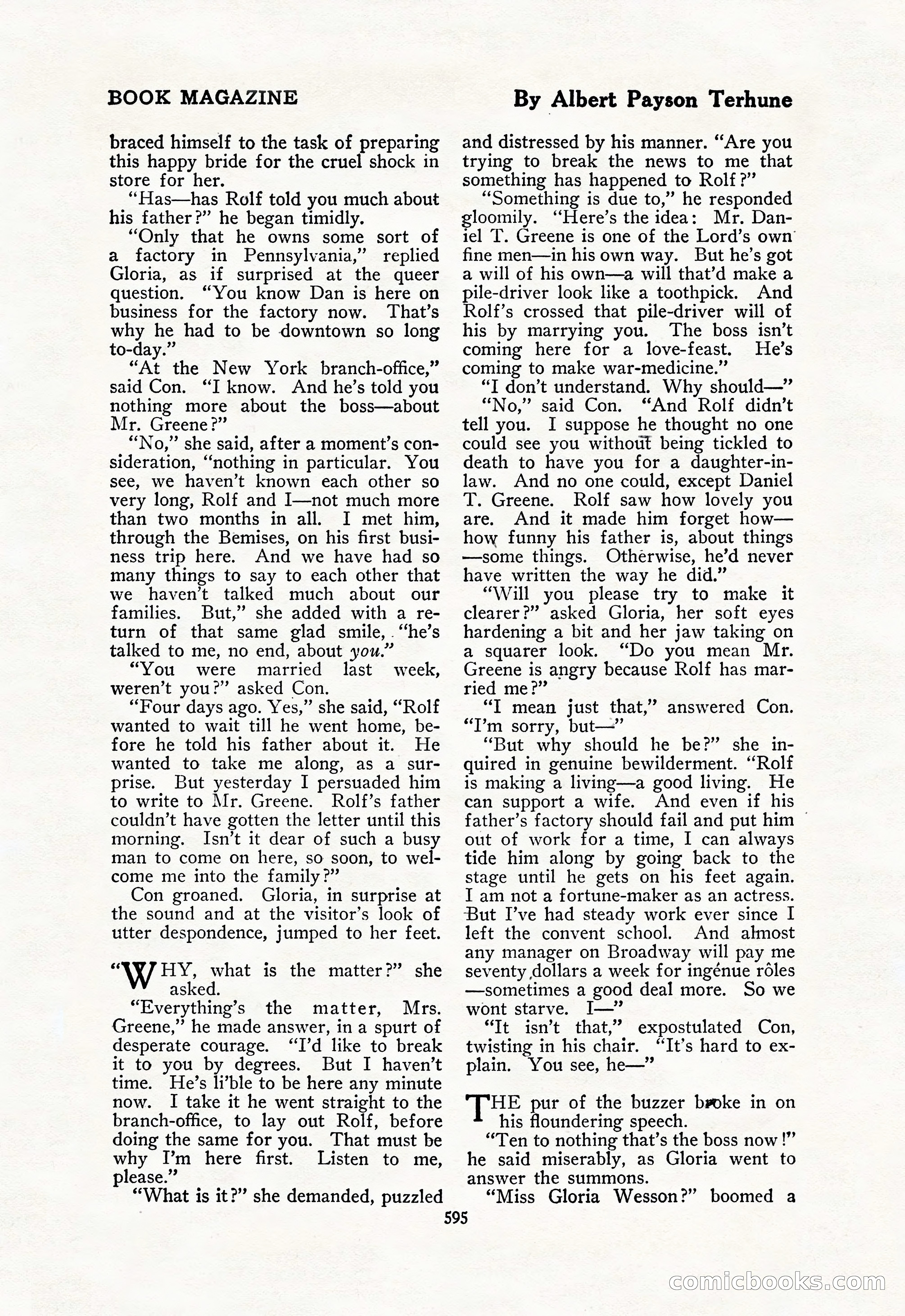 The Blue Book Magazine, February 1918 — page 21 of 204