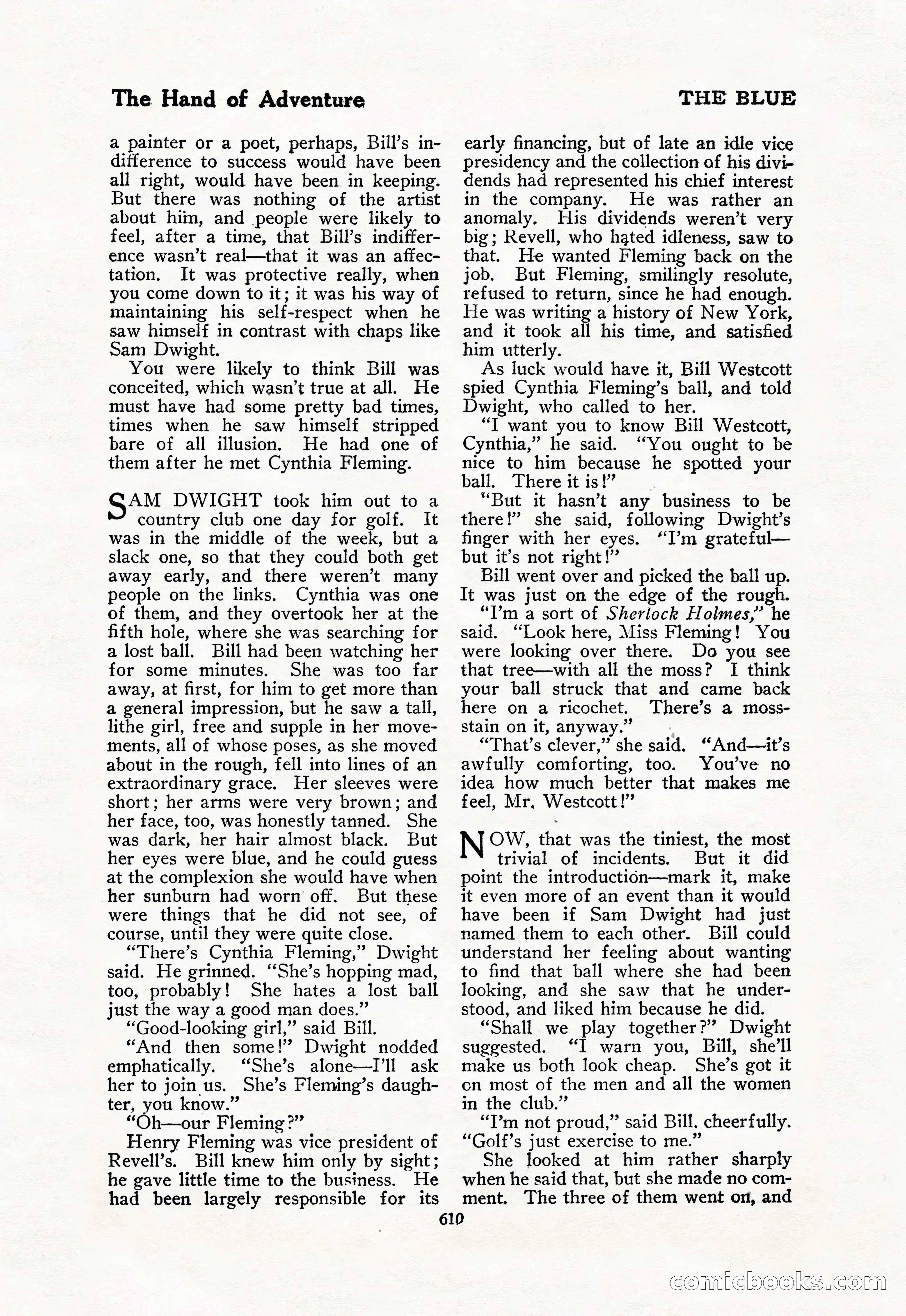 The Blue Book Magazine, February 1918 — page 36 of 204