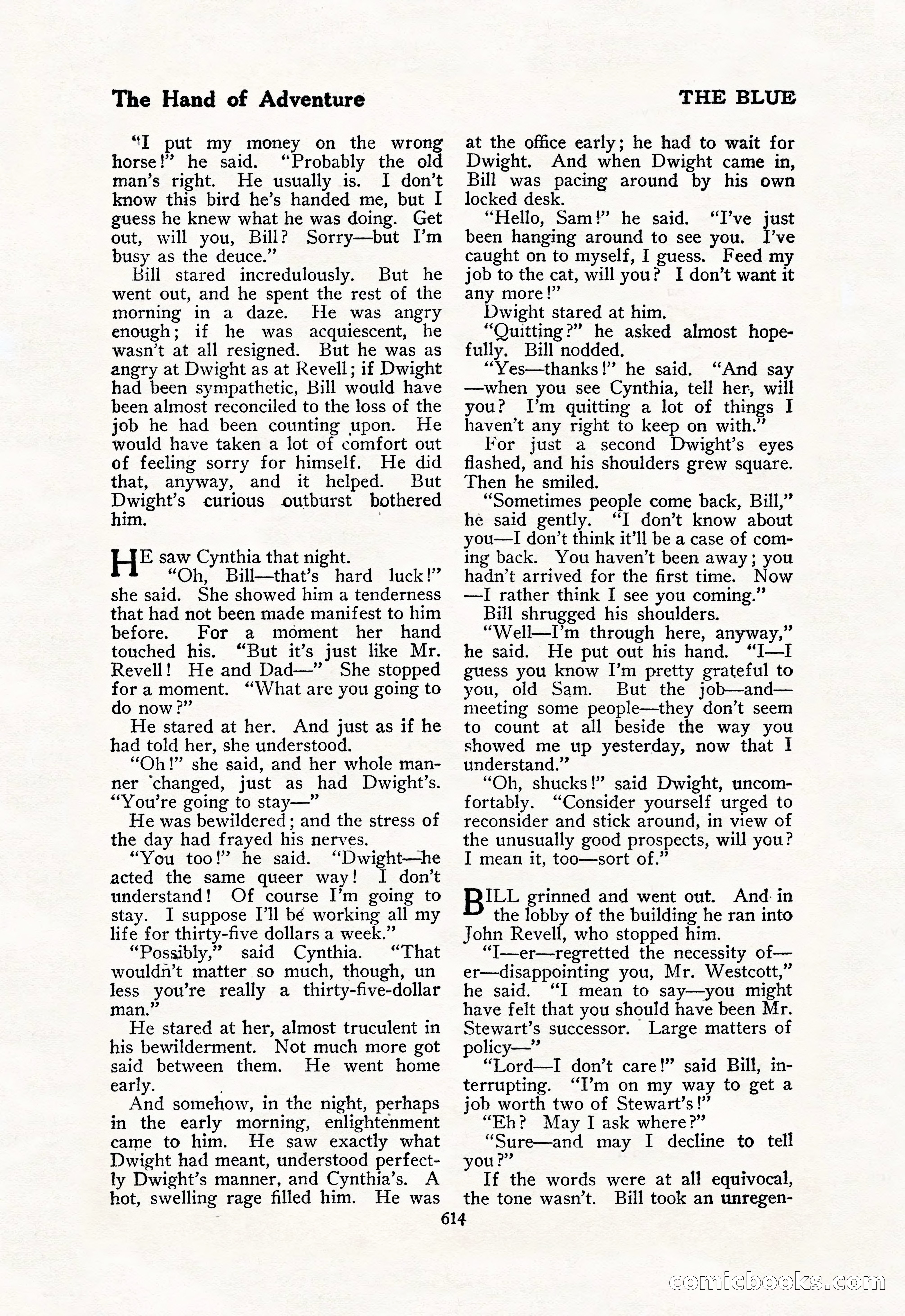 The Blue Book Magazine, February 1918 — page 40 of 204