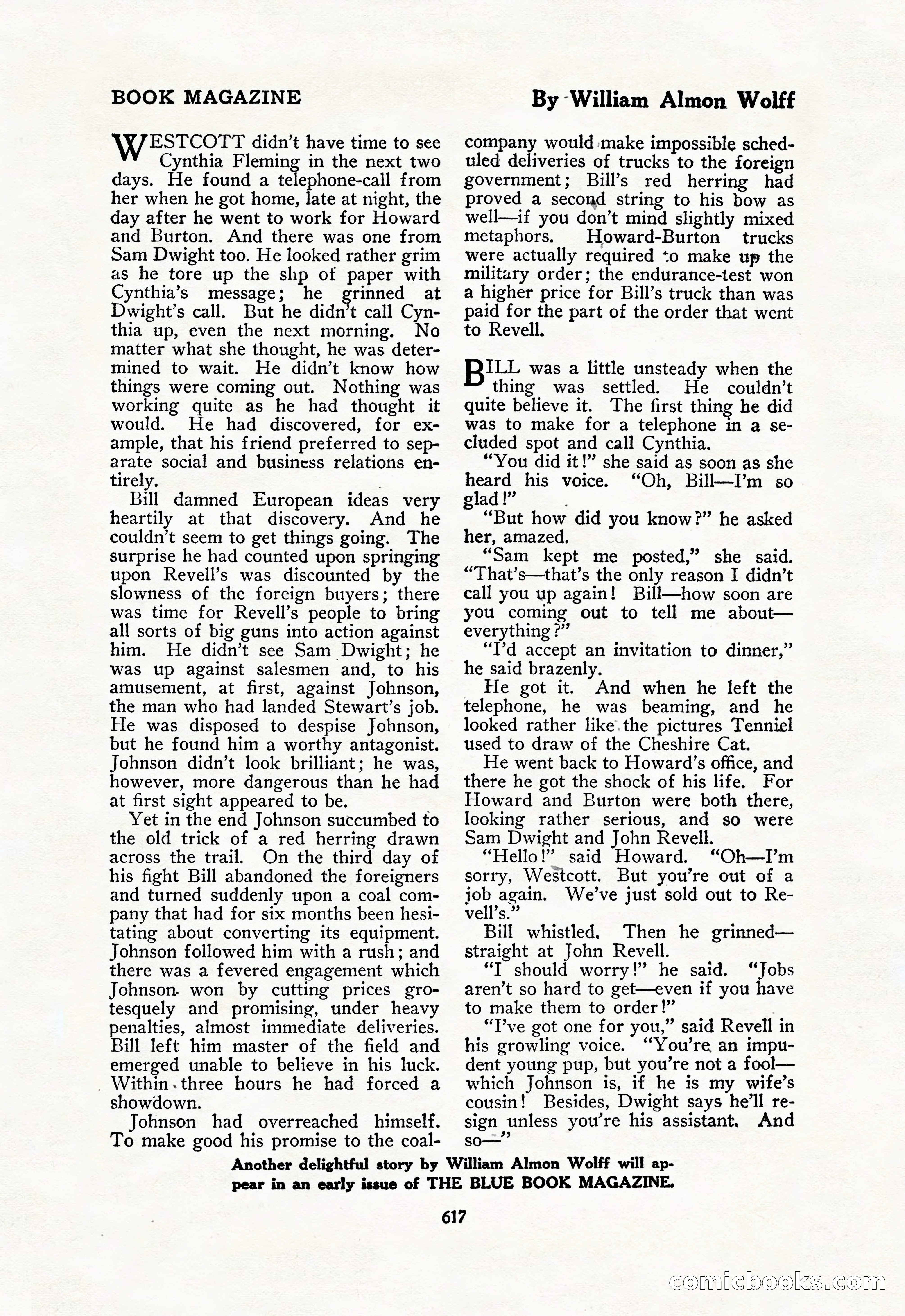 The Blue Book Magazine, February 1918 — page 43 of 204