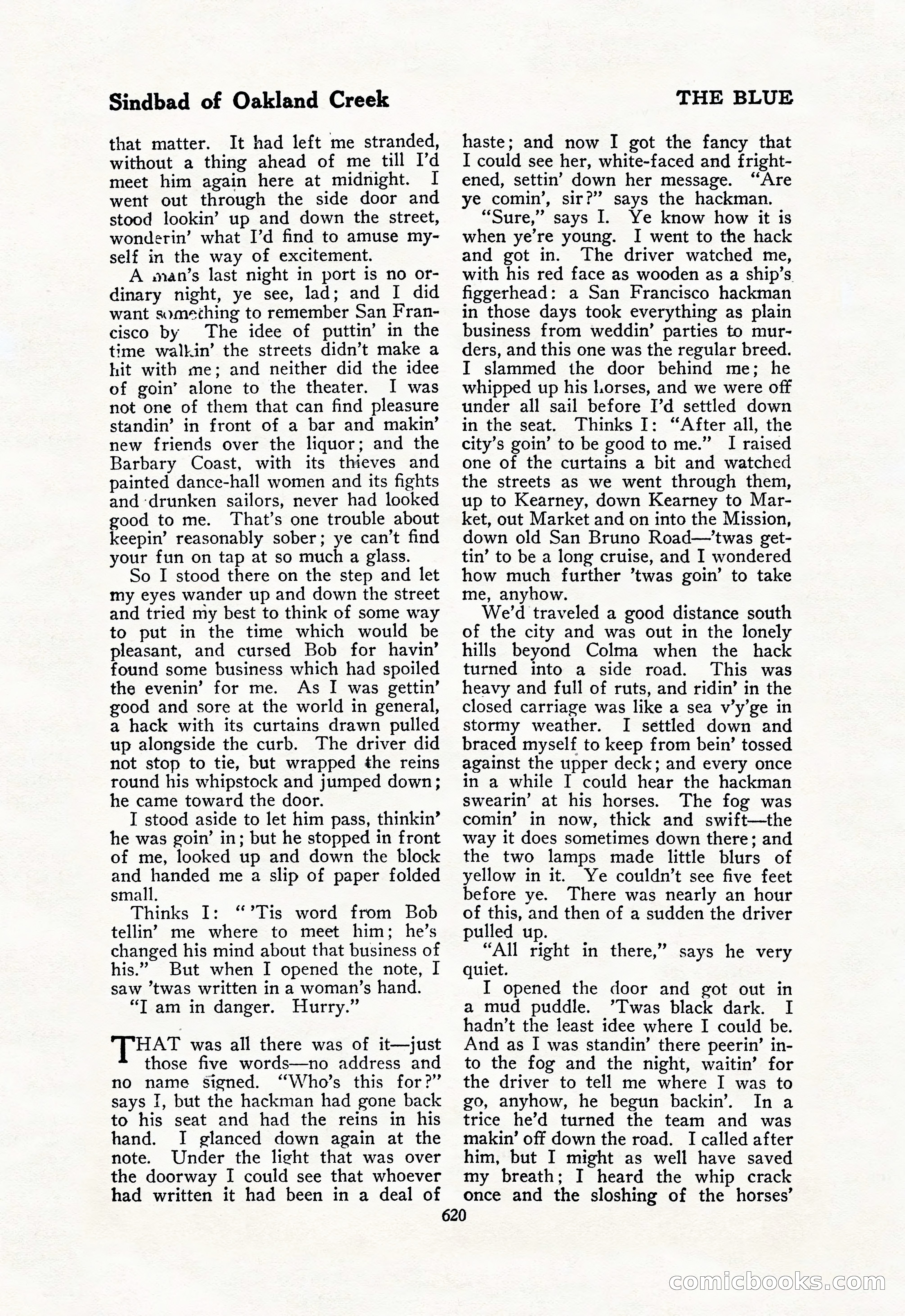The Blue Book Magazine, February 1918 — page 46 of 204