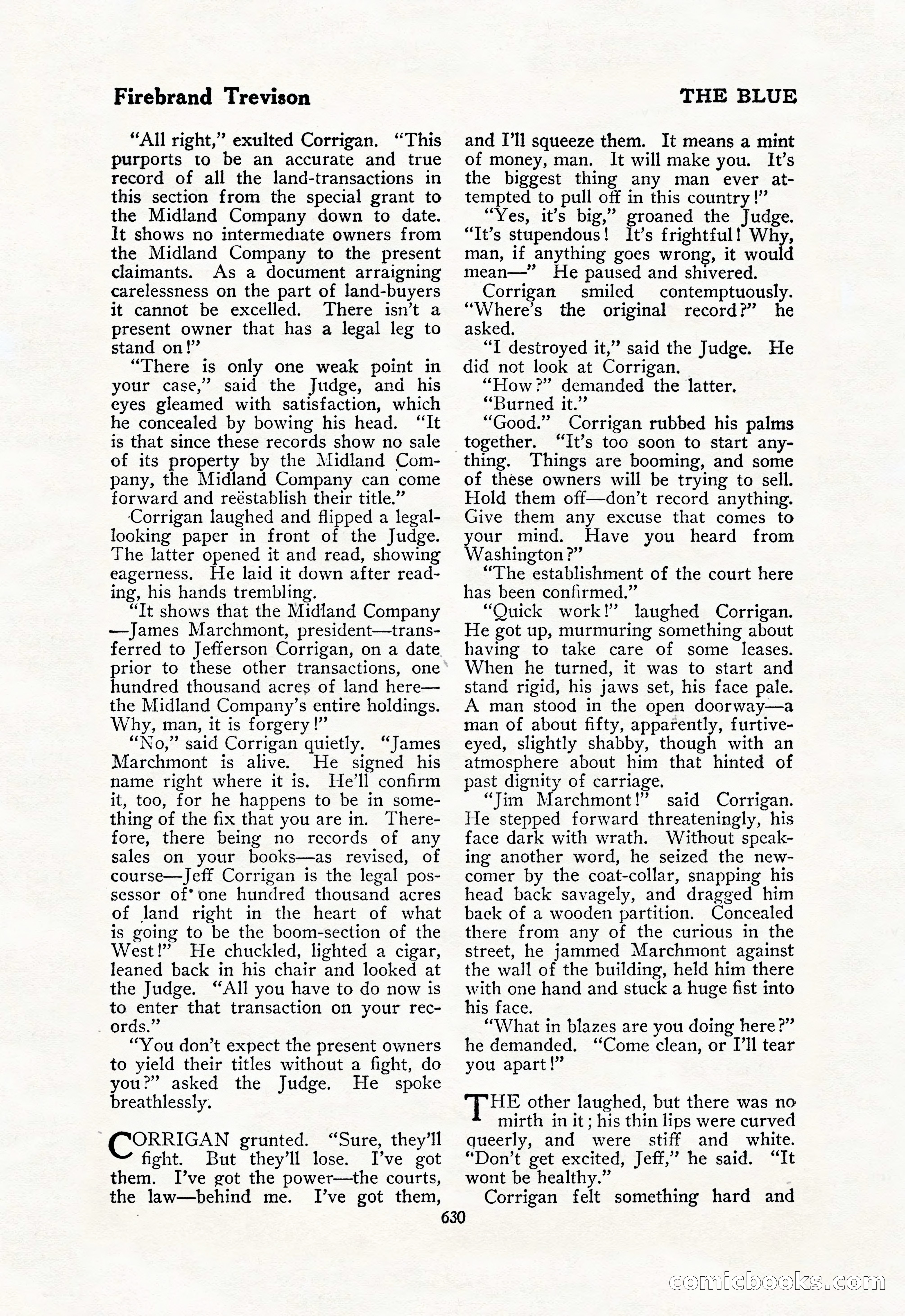 The Blue Book Magazine, February 1918 — page 56 of 204