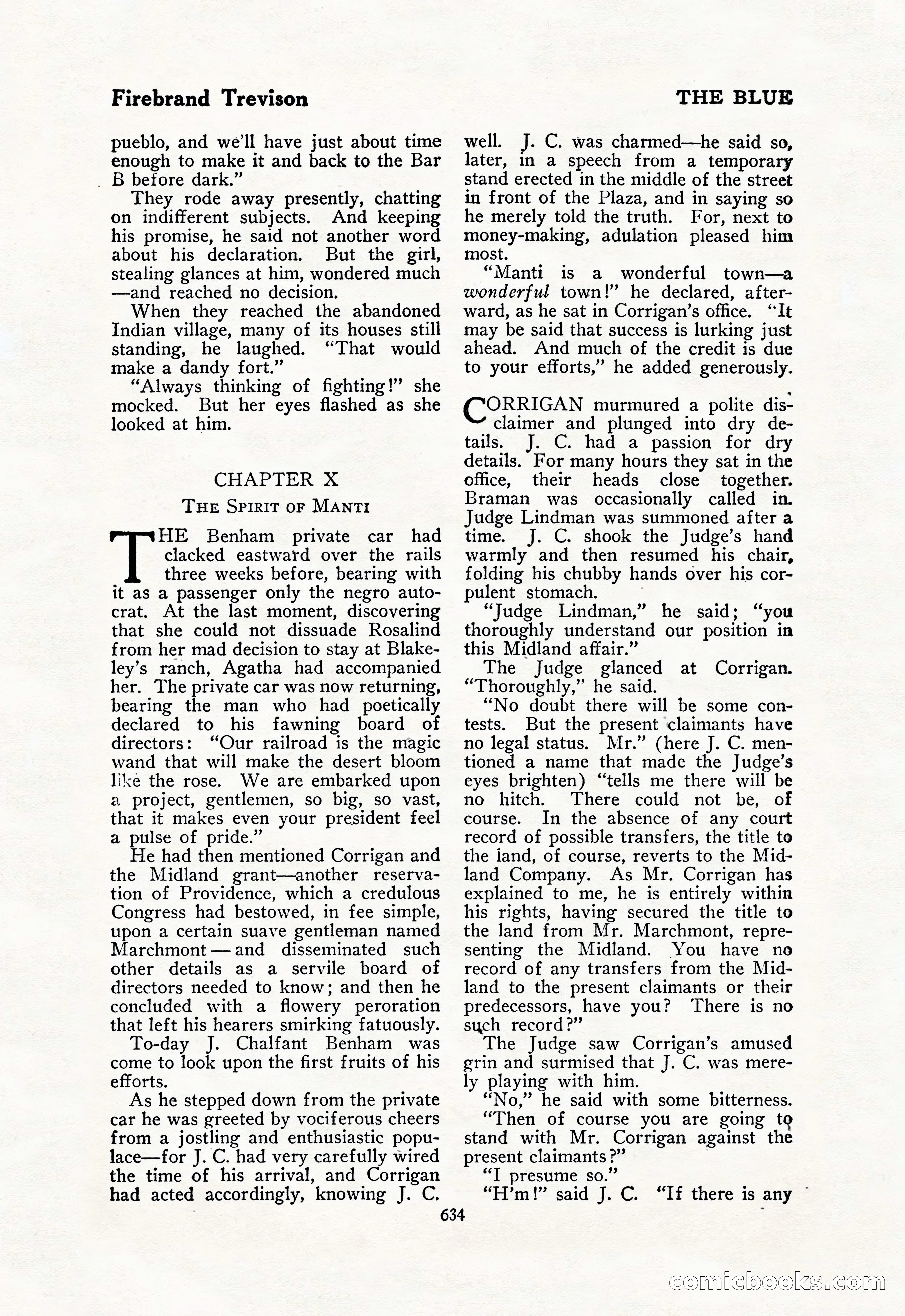 The Blue Book Magazine, February 1918 — page 60 of 204