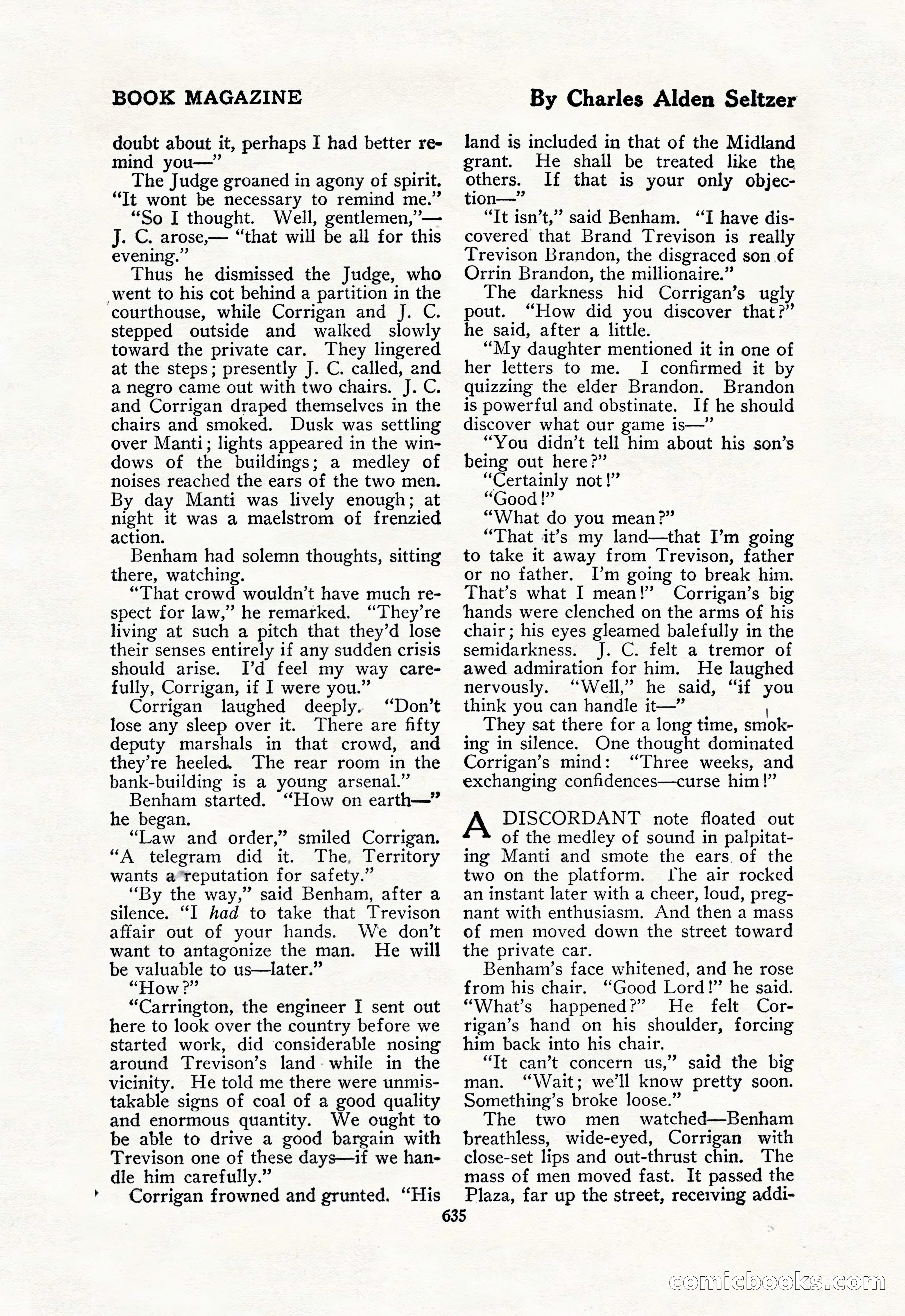 The Blue Book Magazine, February 1918 — page 61 of 204