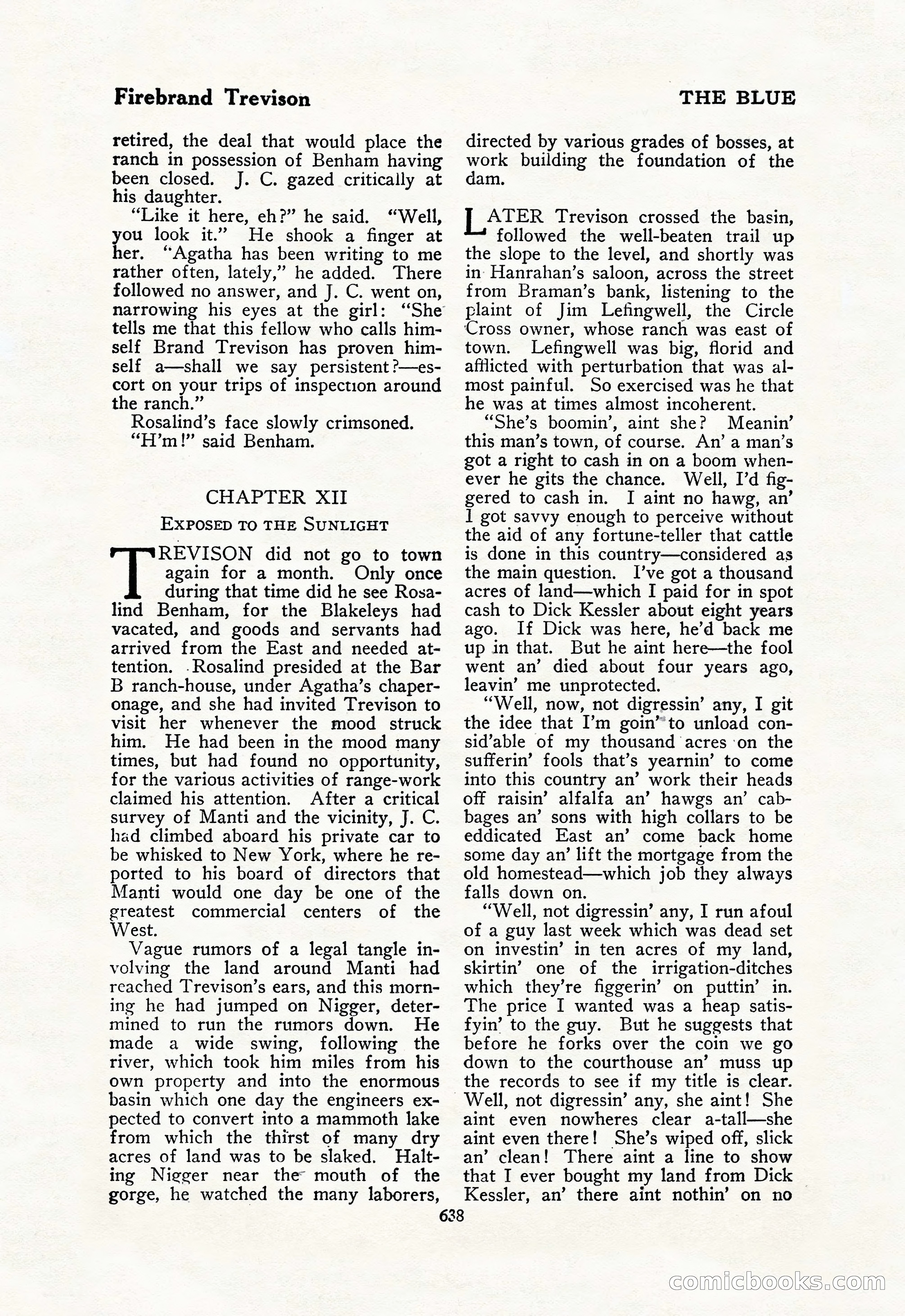 The Blue Book Magazine, February 1918 — page 64 of 204