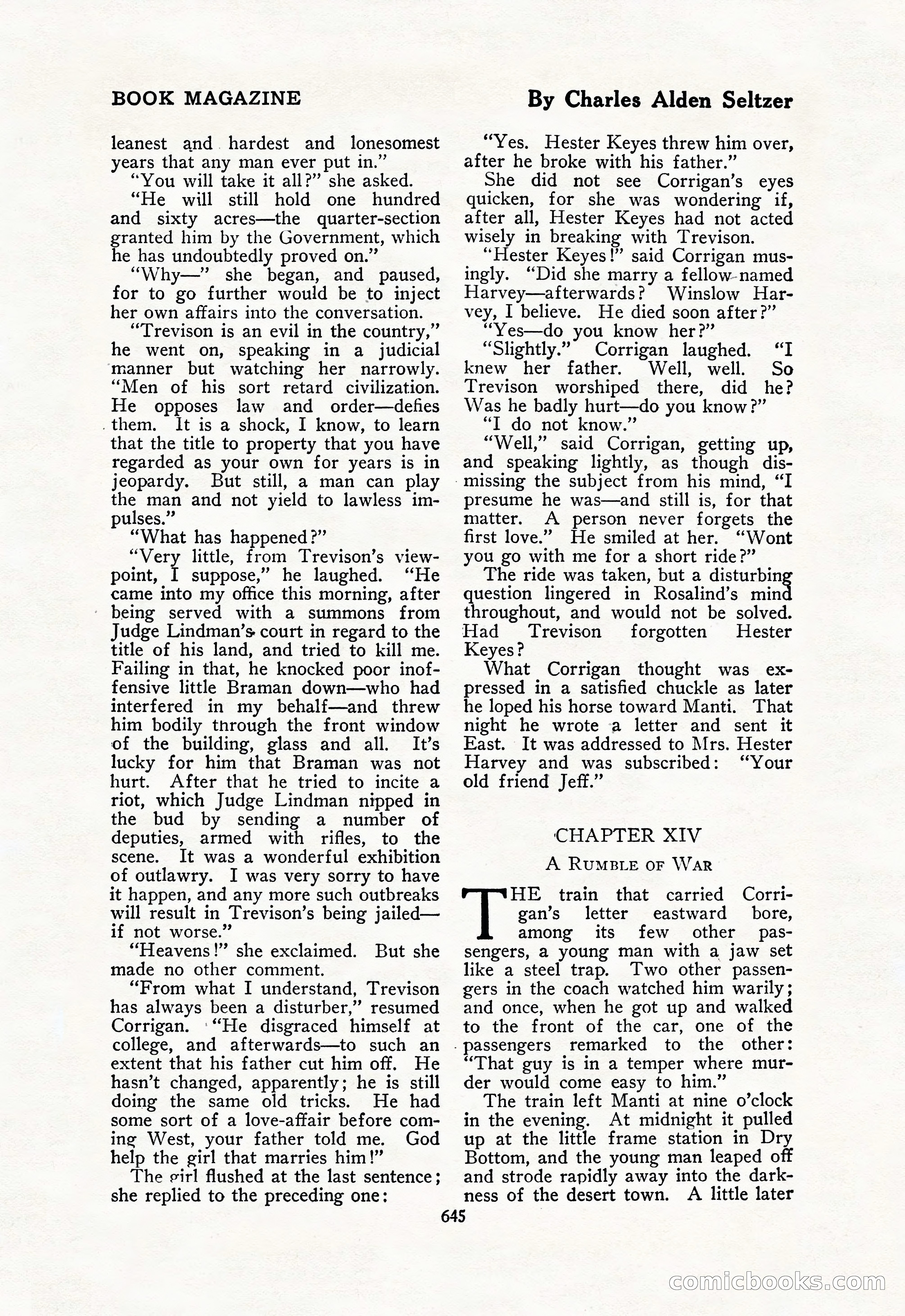 The Blue Book Magazine, February 1918 — page 71 of 204