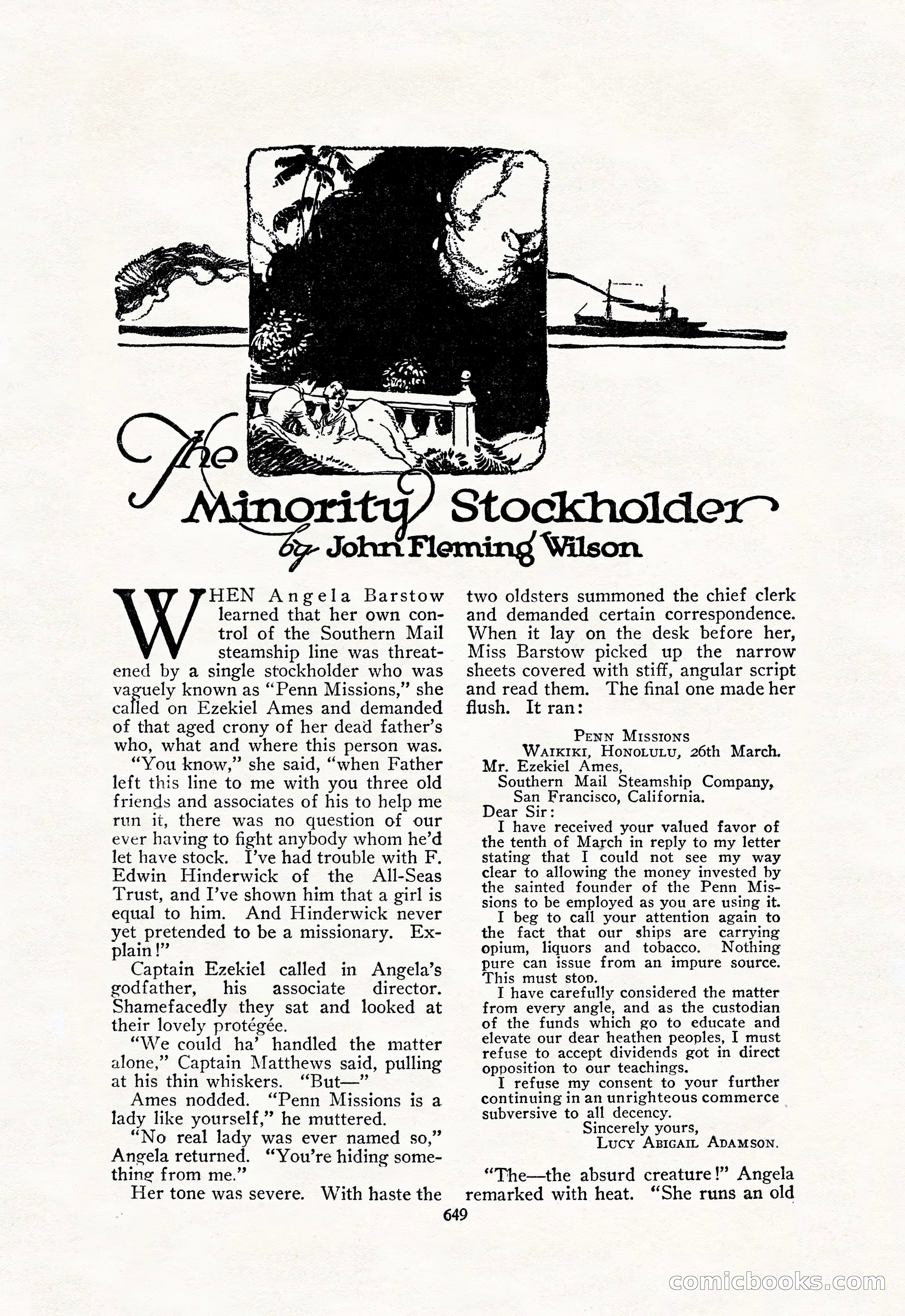 The Blue Book Magazine, February 1918 — page 75 of 204