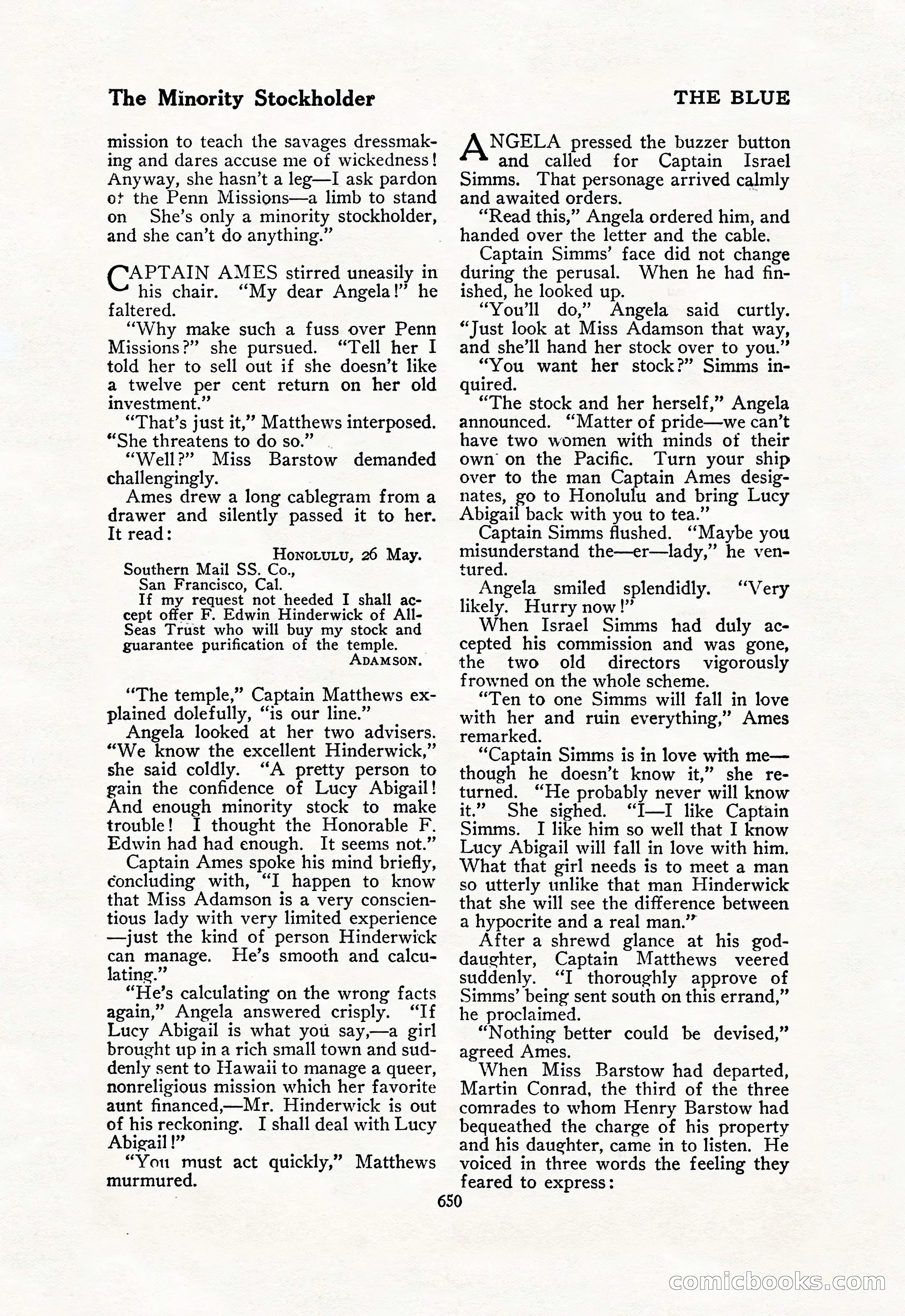 The Blue Book Magazine, February 1918 — page 76 of 204