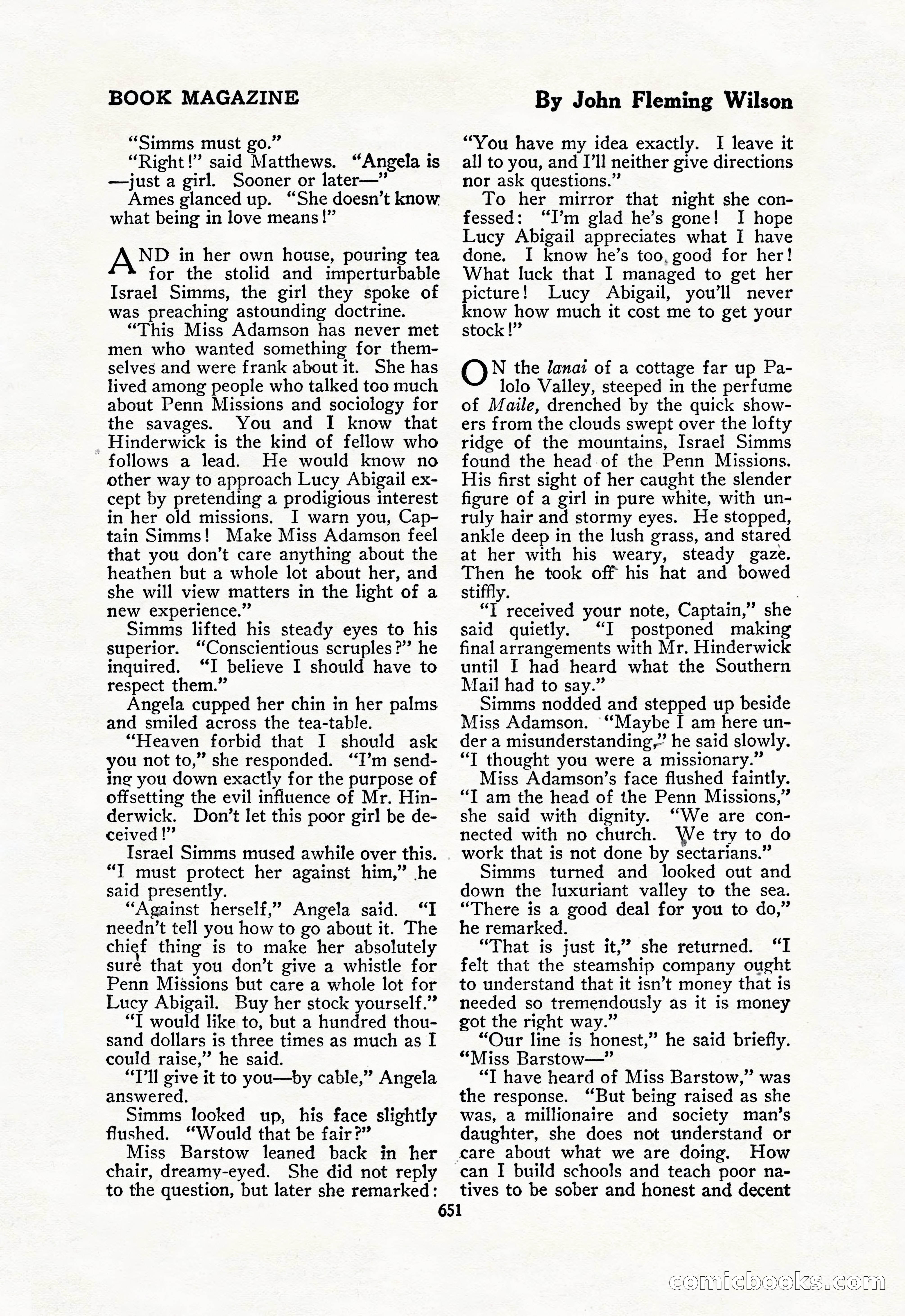 The Blue Book Magazine, February 1918 — page 77 of 204