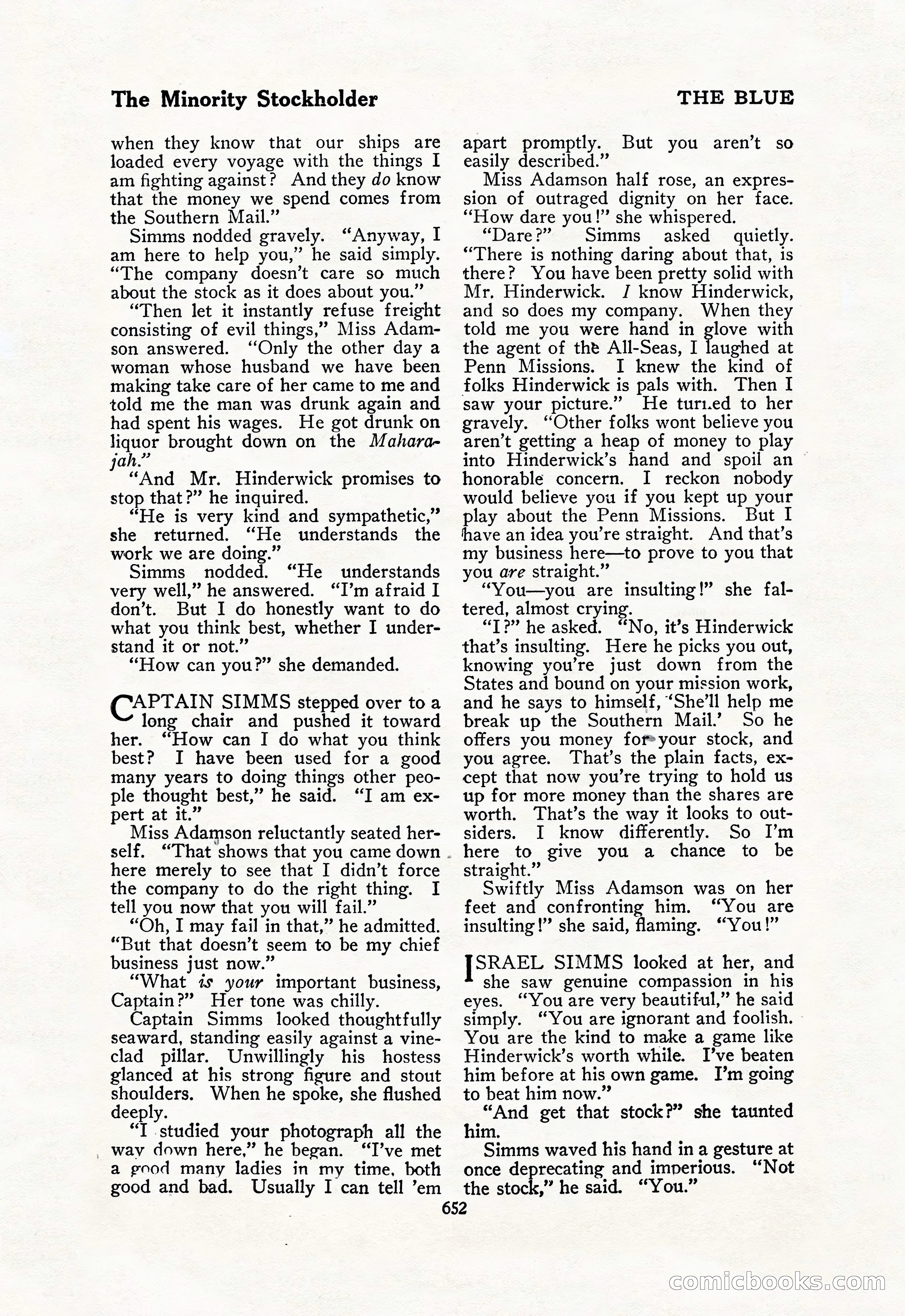 The Blue Book Magazine, February 1918 — page 78 of 204