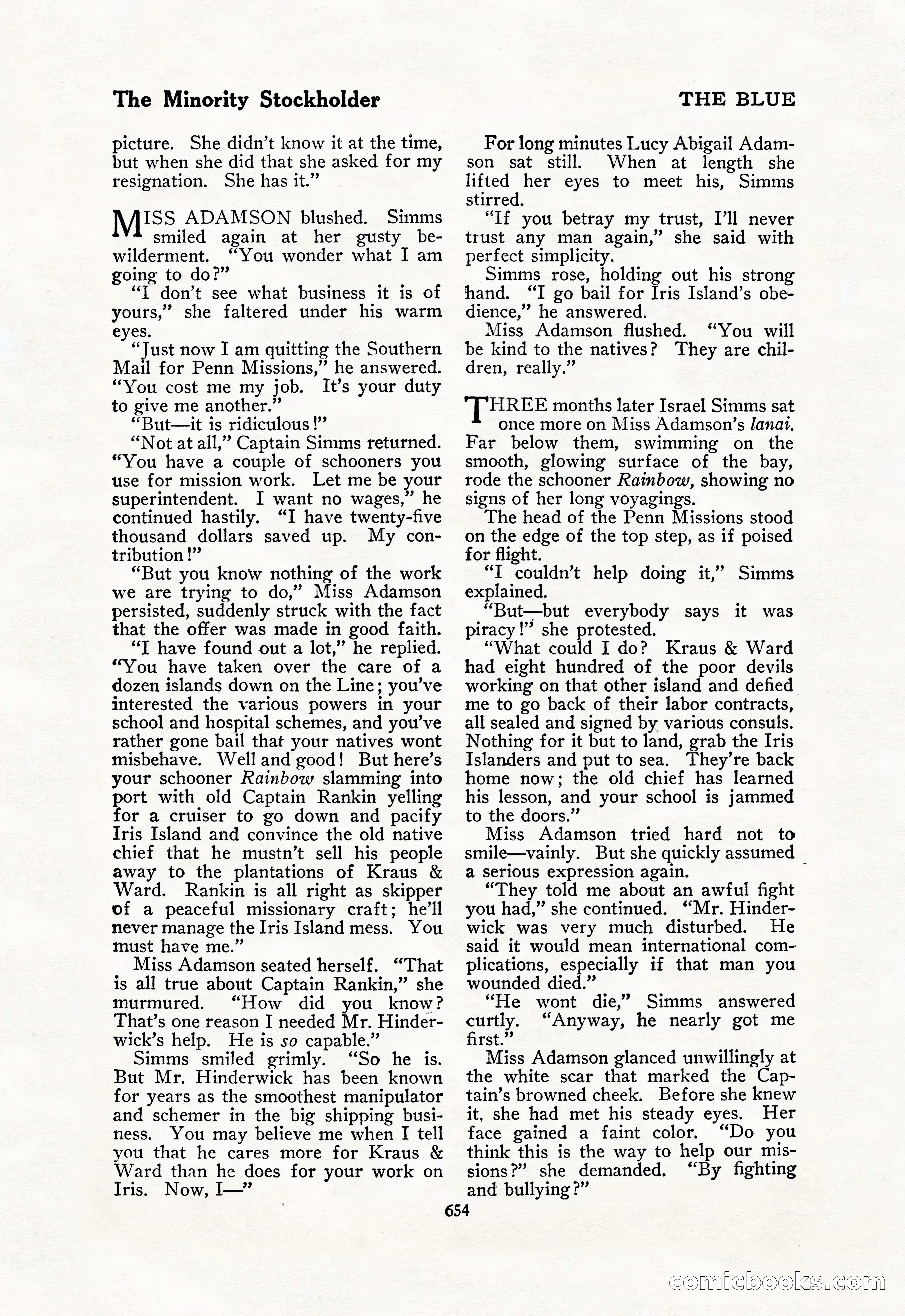 The Blue Book Magazine, February 1918 — page 80 of 204