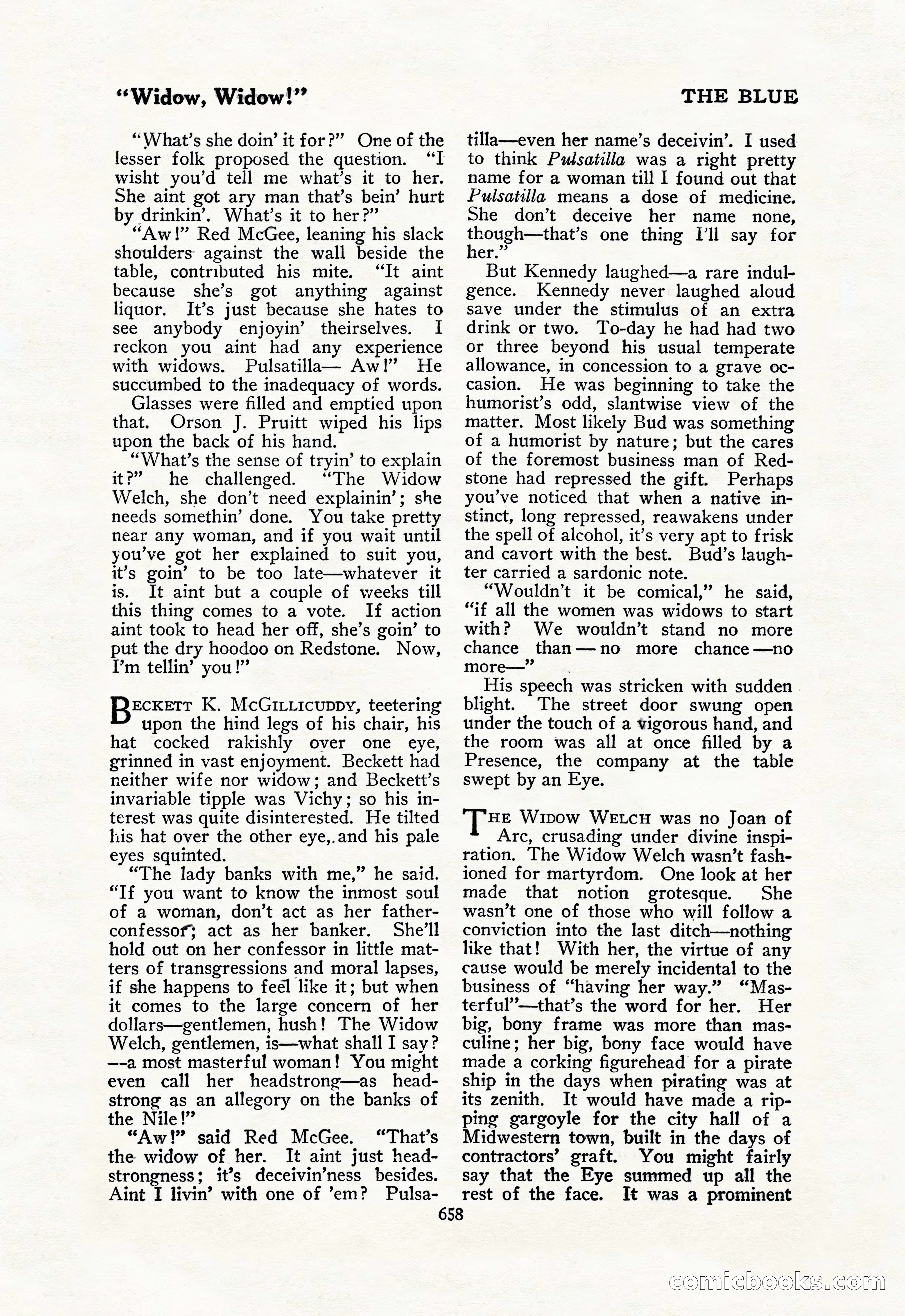 The Blue Book Magazine, February 1918 — page 84 of 204