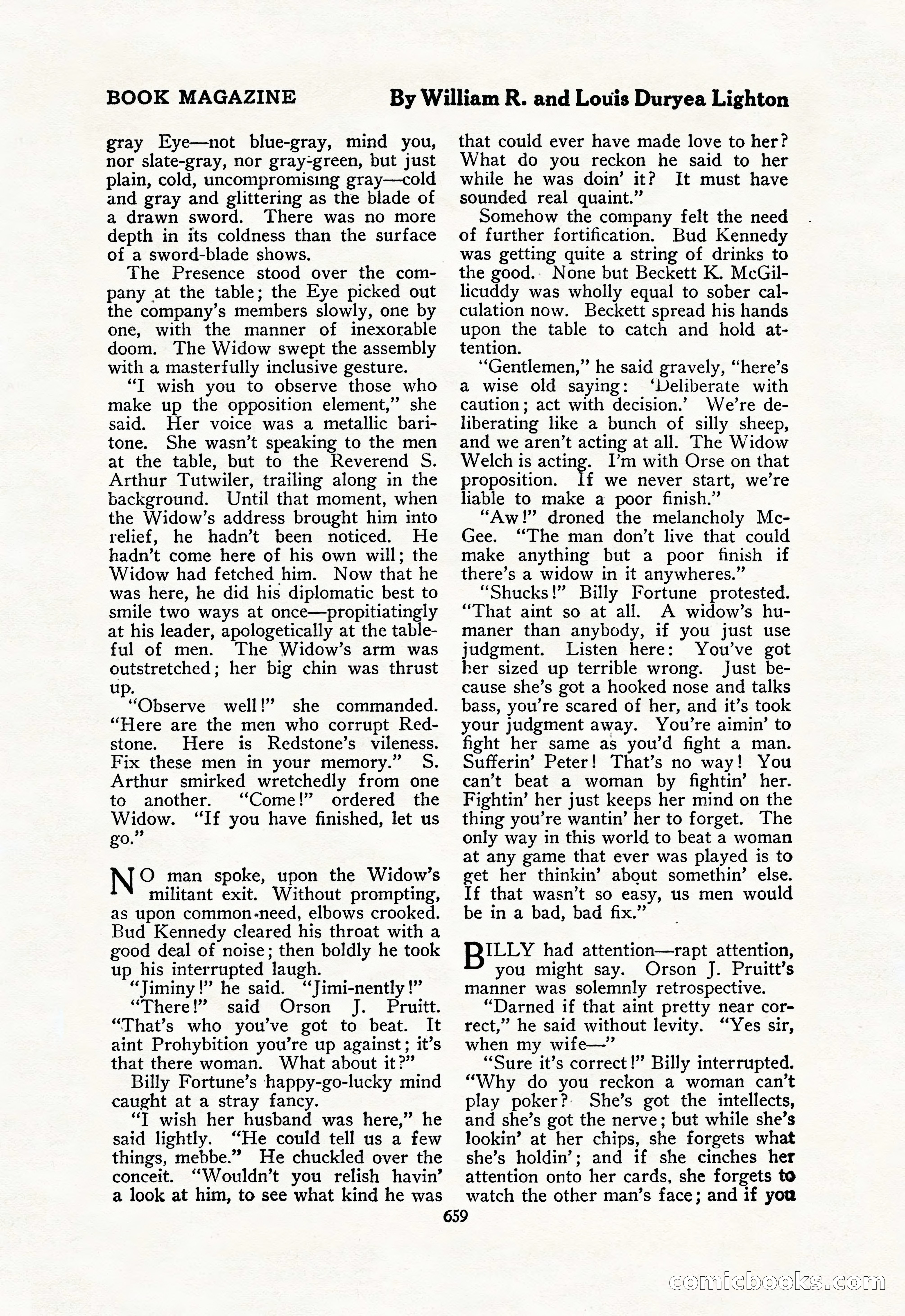 The Blue Book Magazine, February 1918 — page 85 of 204
