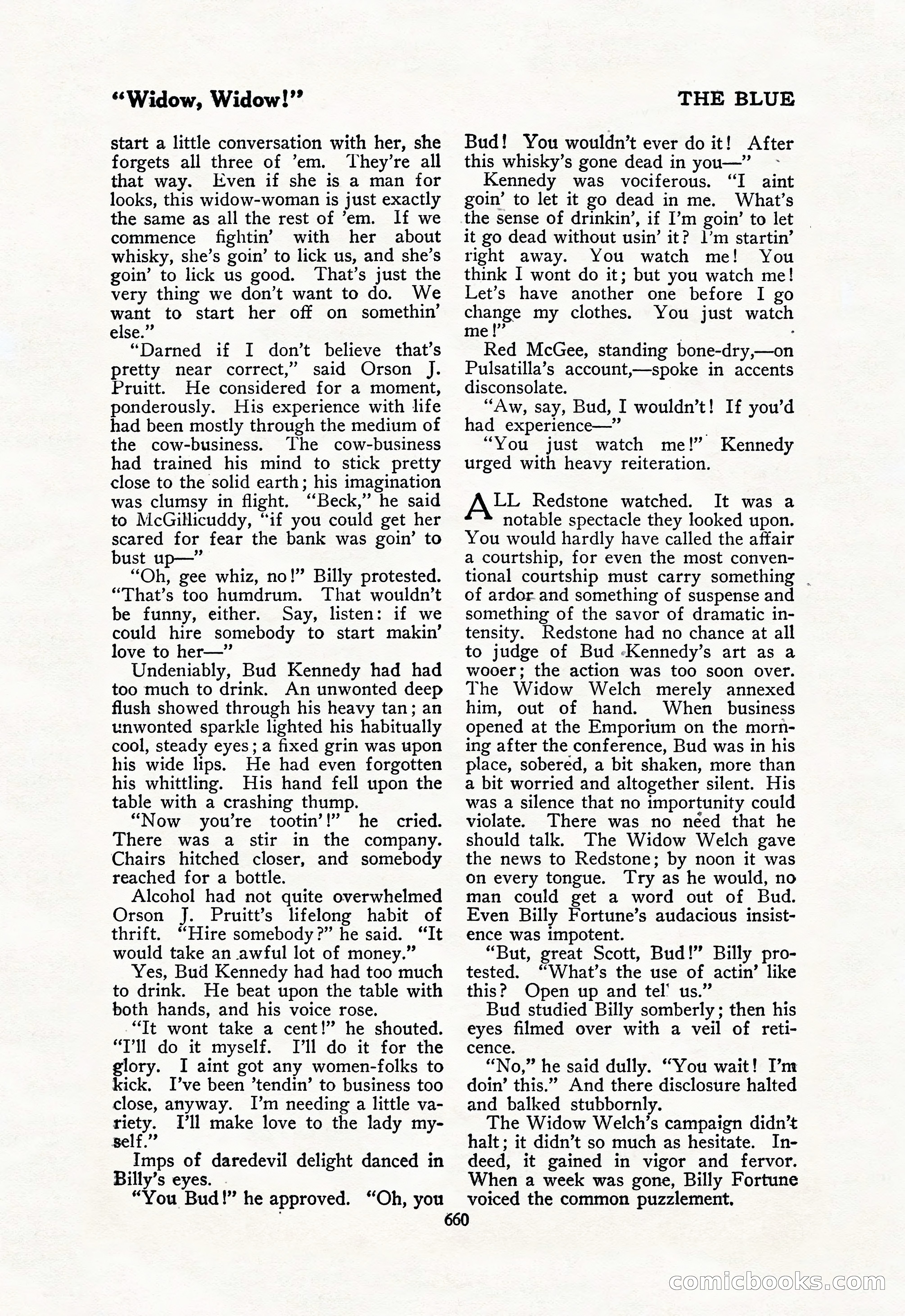 The Blue Book Magazine, February 1918 — page 86 of 204