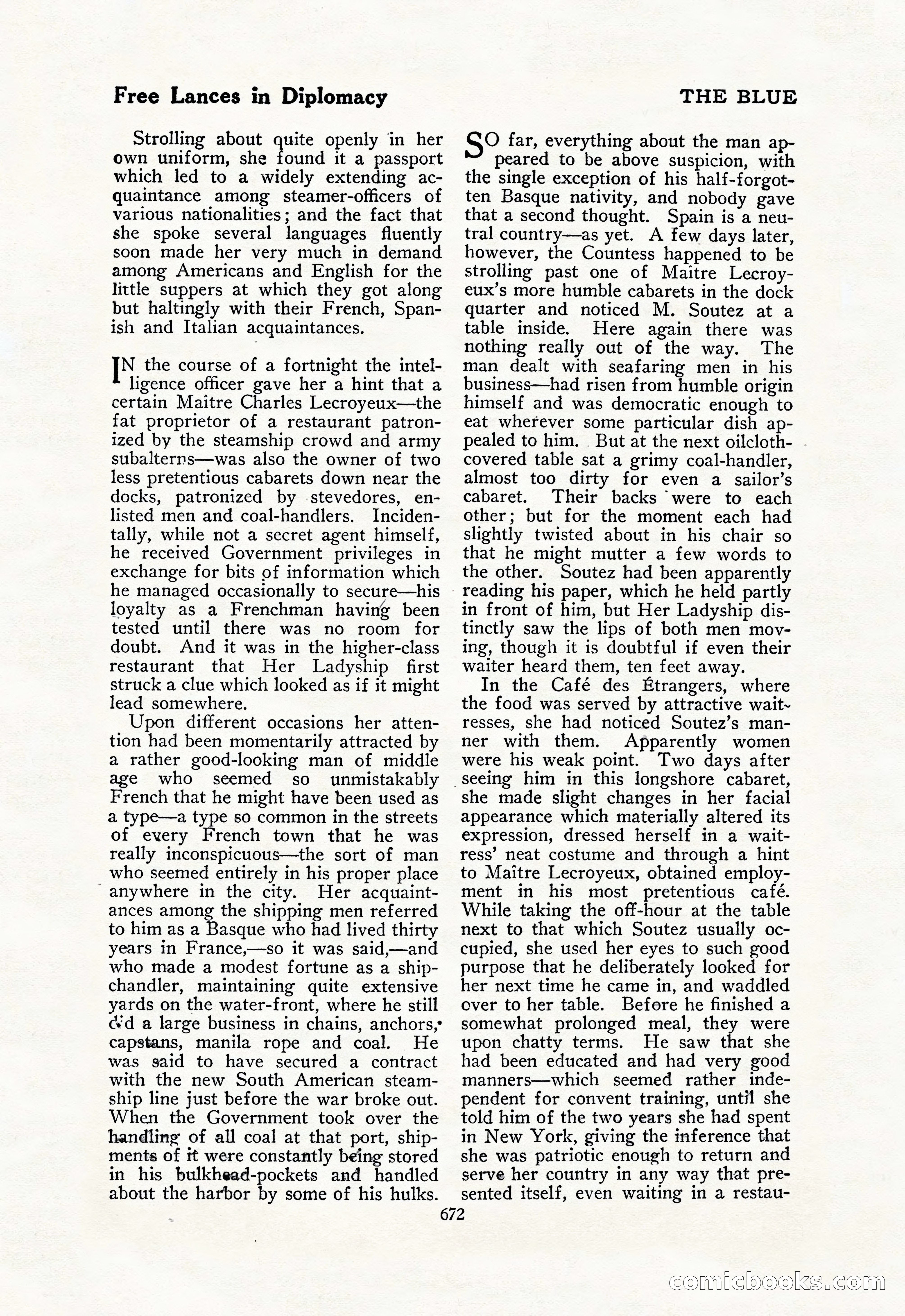 The Blue Book Magazine, February 1918 — page 98 of 204