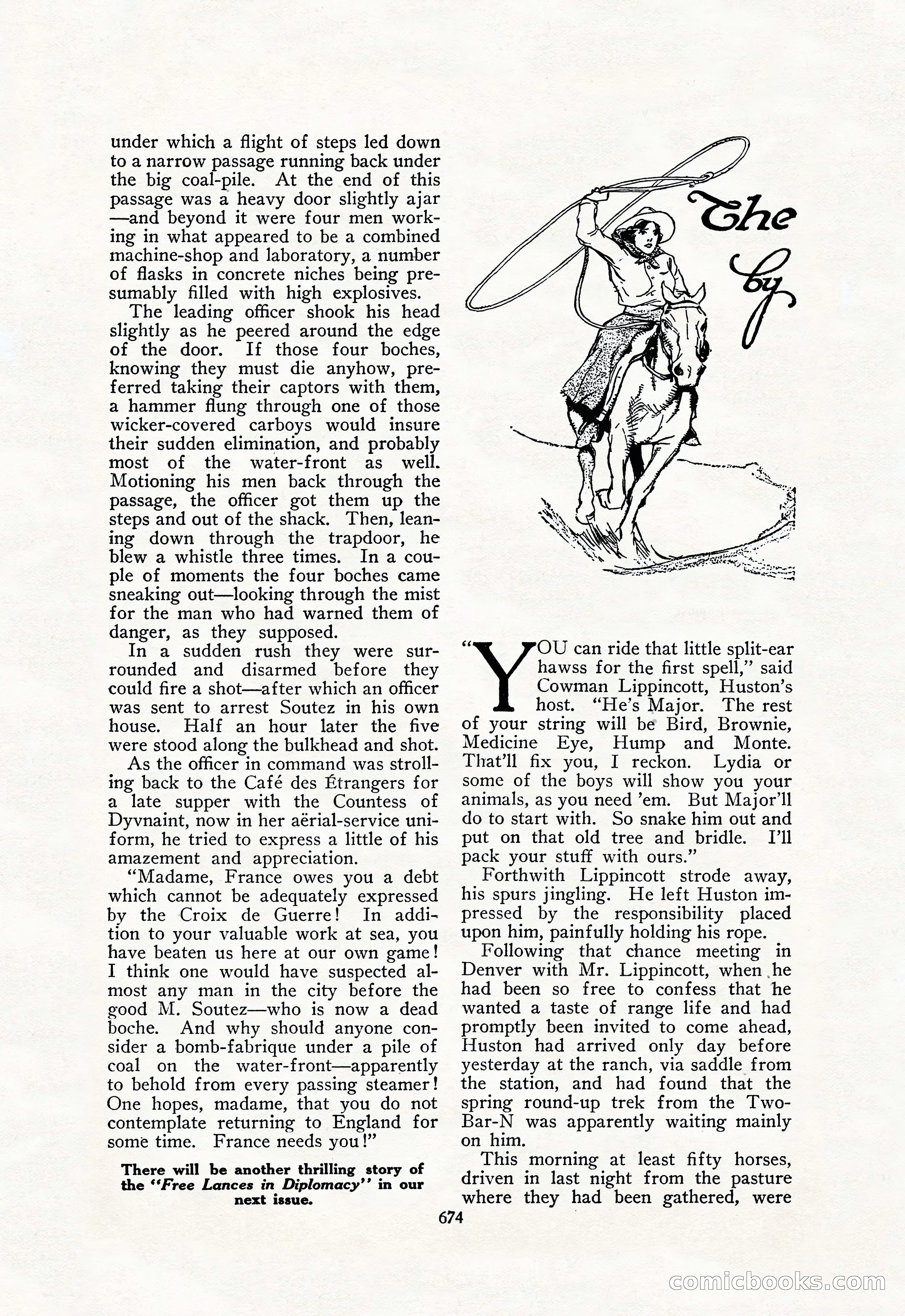 The Blue Book Magazine, February 1918 — page 100 of 204