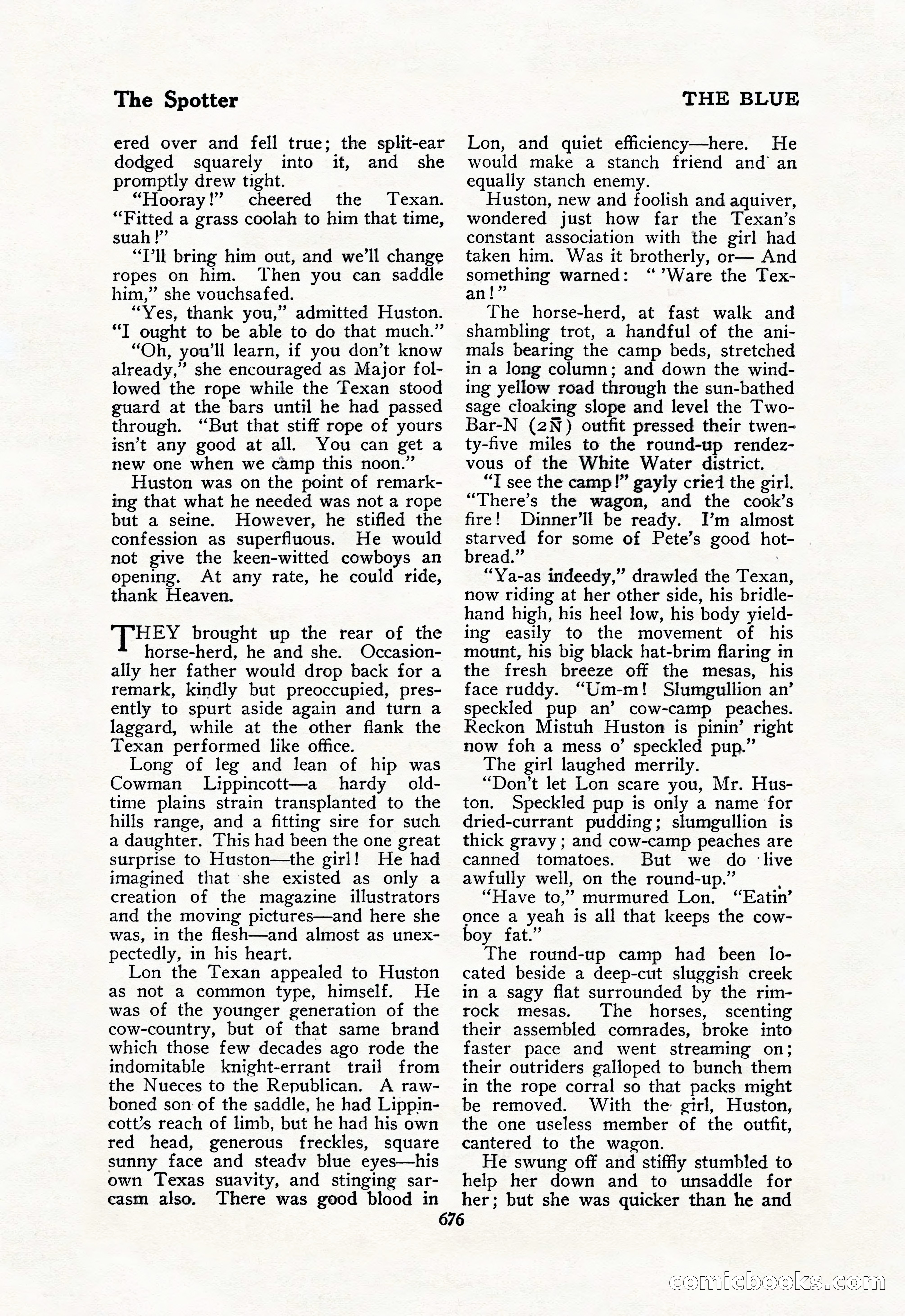 The Blue Book Magazine, February 1918 — page 102 of 204
