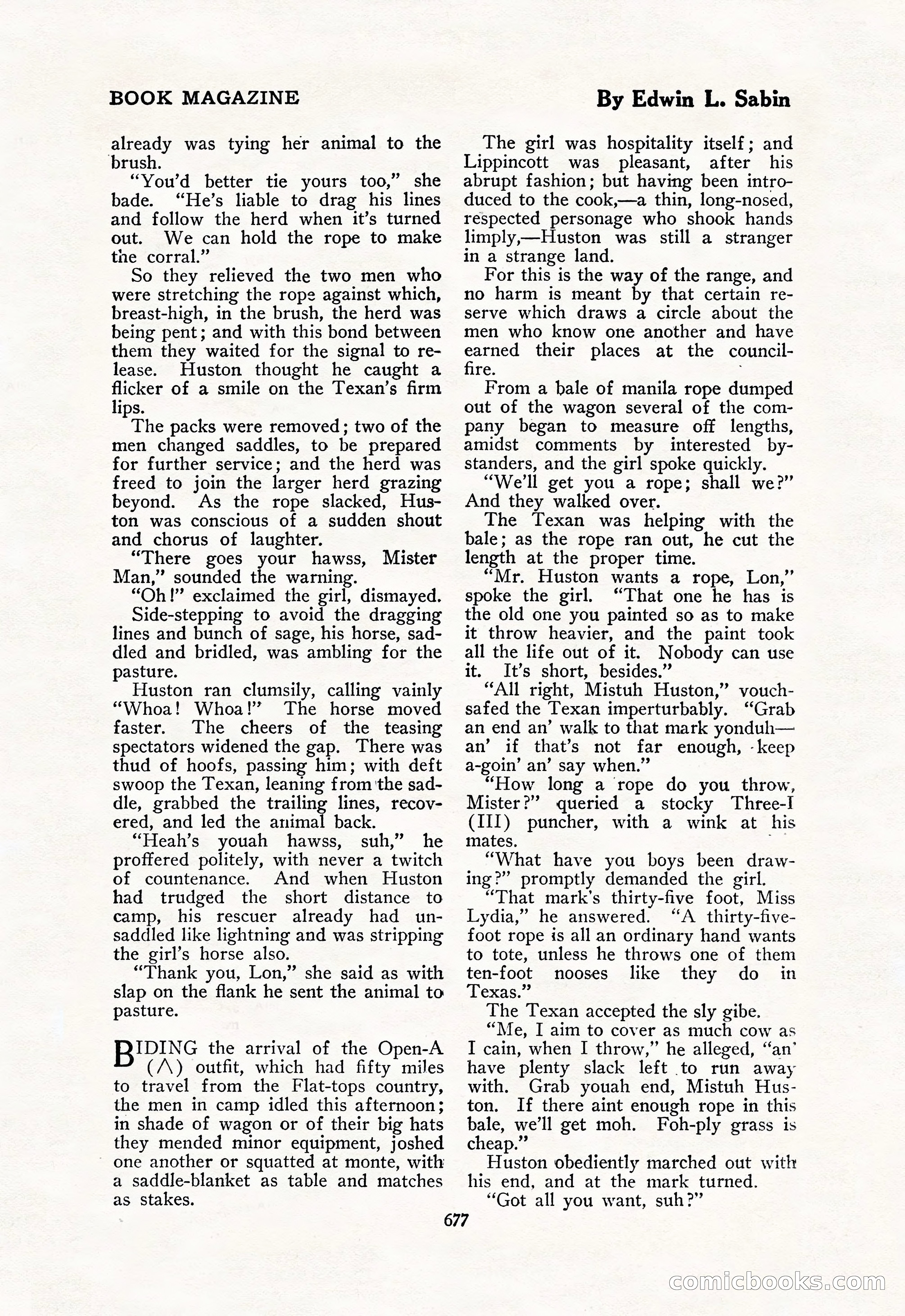 The Blue Book Magazine, February 1918 — page 103 of 204