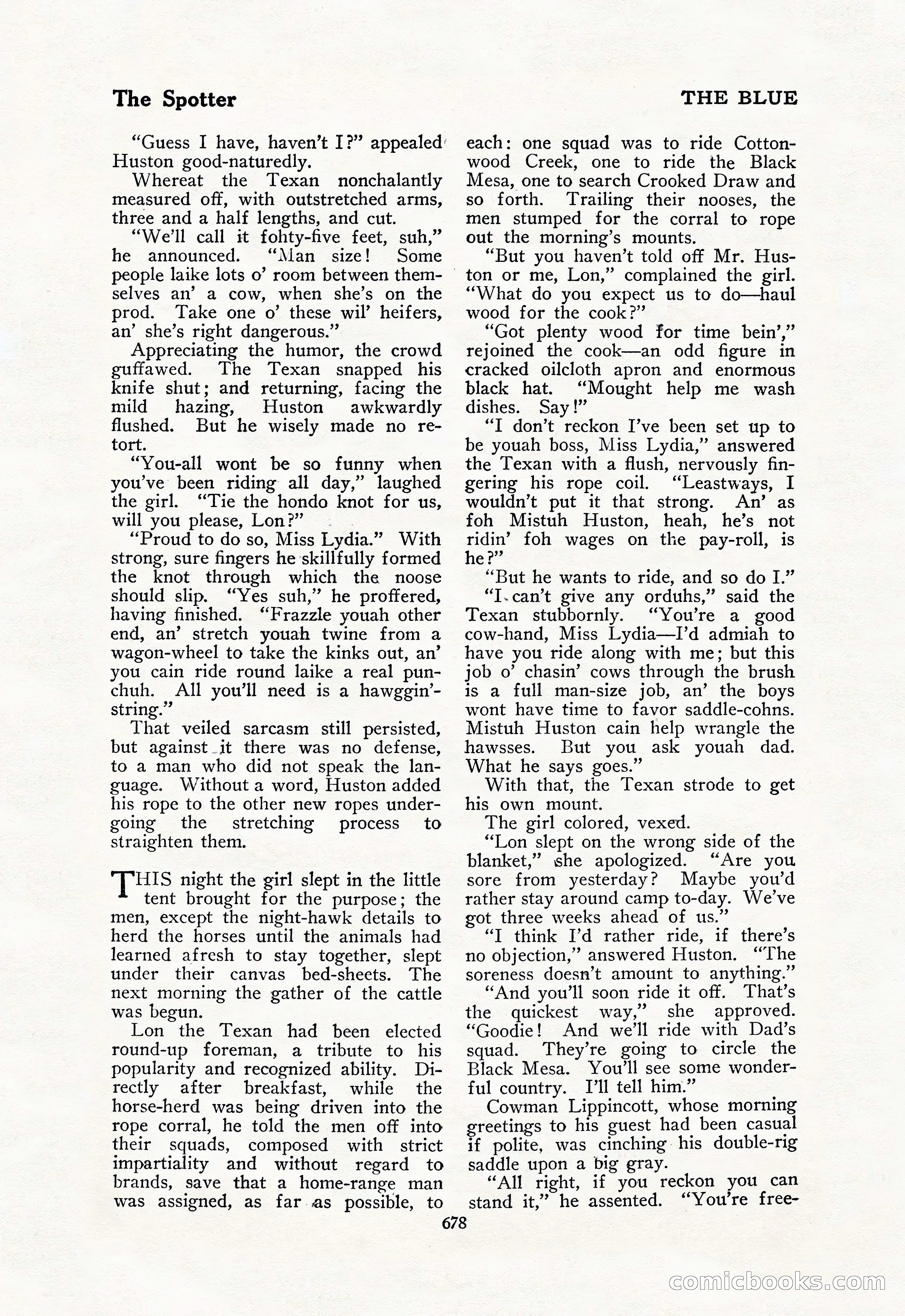 The Blue Book Magazine, February 1918 — page 104 of 204