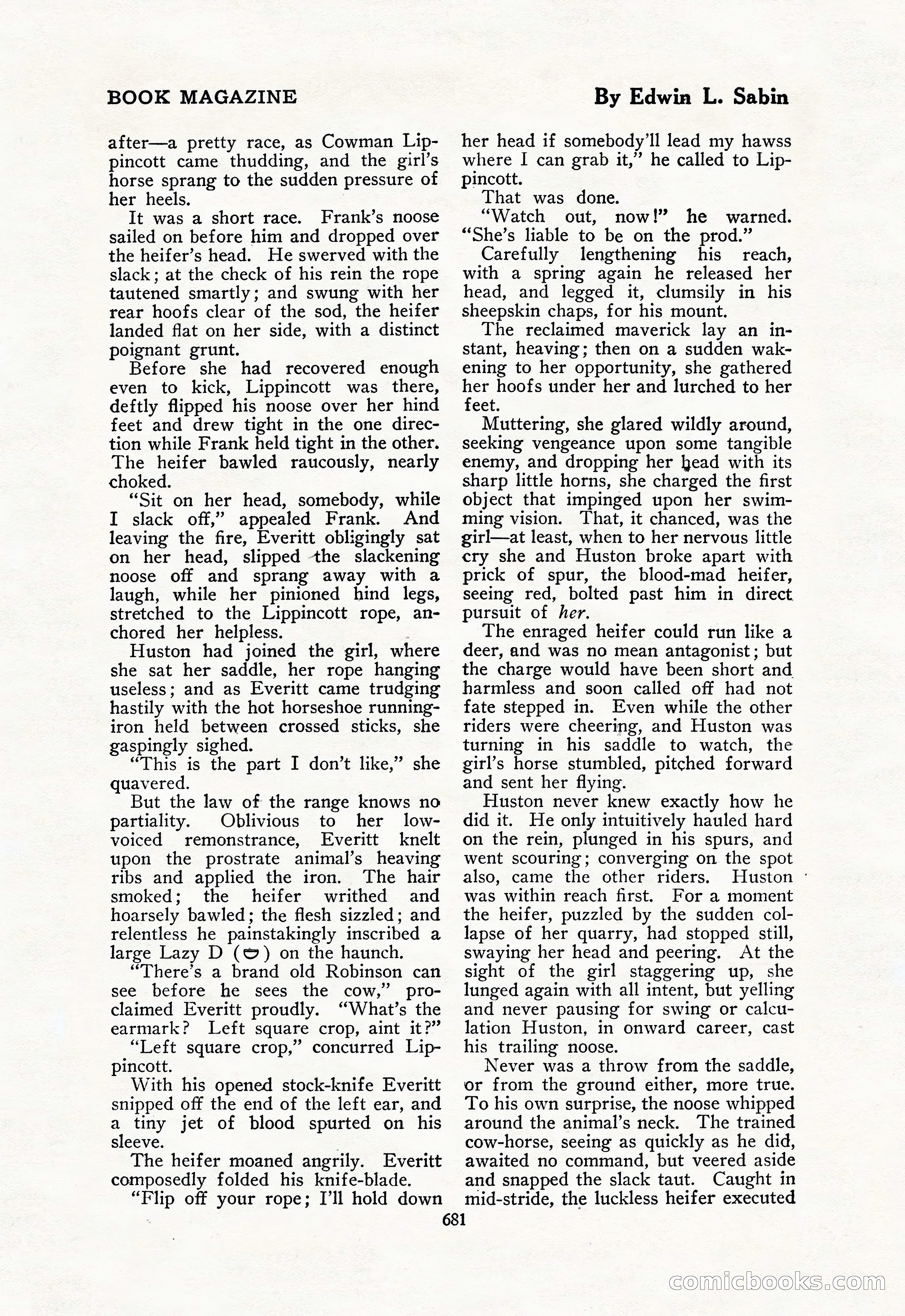 The Blue Book Magazine, February 1918 — page 107 of 204