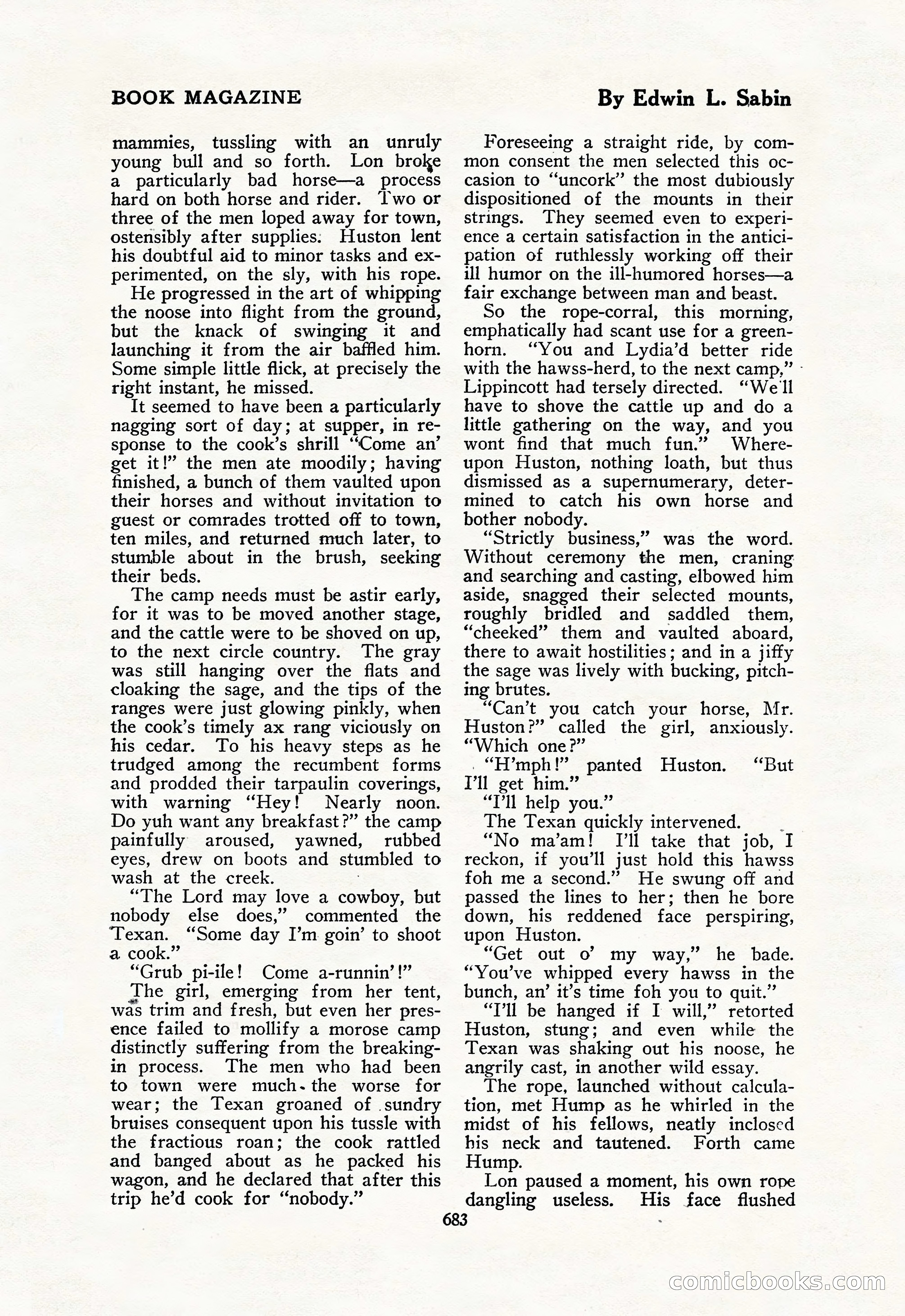 The Blue Book Magazine, February 1918 — page 109 of 204